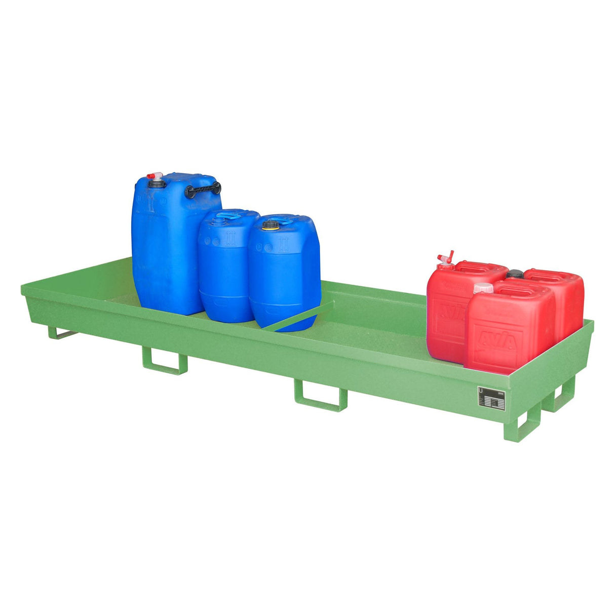 BAUER Südlohn Auffangwanne Typ AO-4/B RAL 6011 Resedagrün - Art.-Nr. 4447-12-0000-4