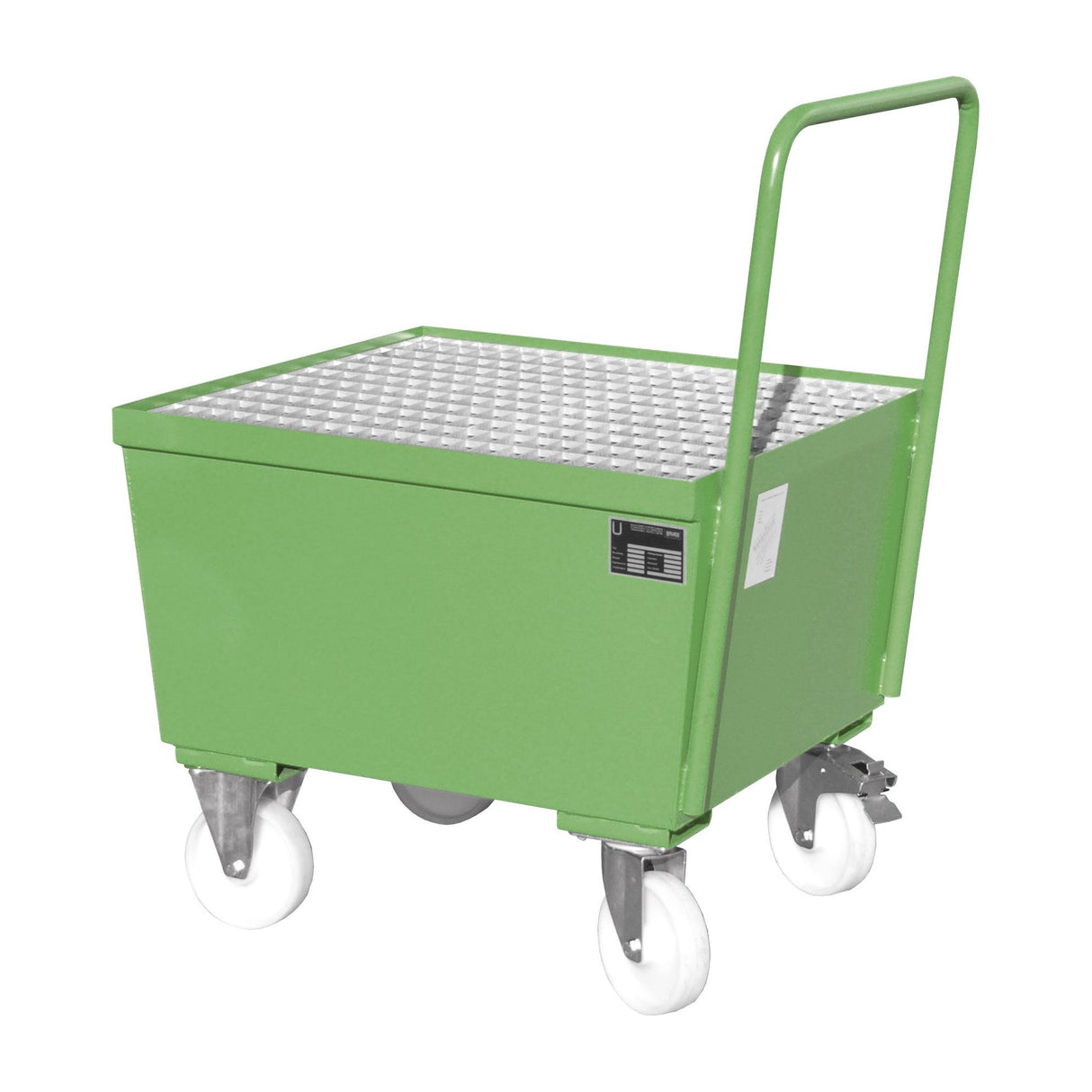 BAUER Südlohn Fahrbare Auffangwanne Auffangwanne Typ AW-F 1 RAL 6011 Resedagrün - Art.-Nr. 4447-21-0000-4