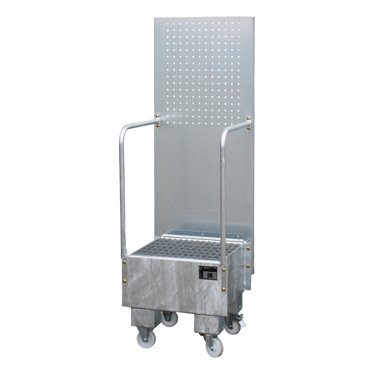 BAUER Südlohn Fahrbare Auffangwanne mit Lochplattenwand Typ LPW 60-1 - Art.-Nr. 4447-55-0000-7