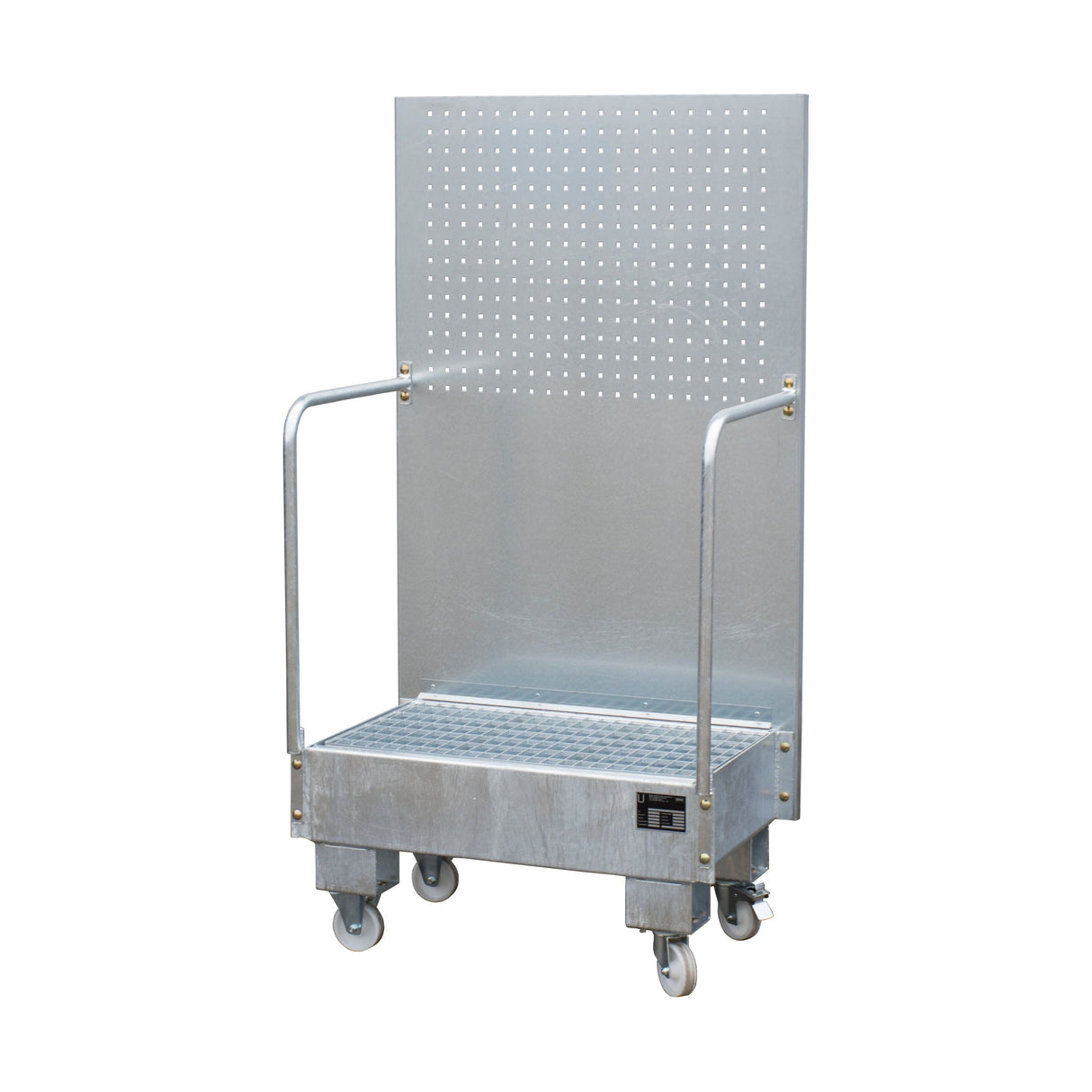 BAUER Südlohn Fahrbare Auffangwanne mit Lochplattenwand Typ LPW 60-2 - Art.-Nr. 4447-56-0000-7