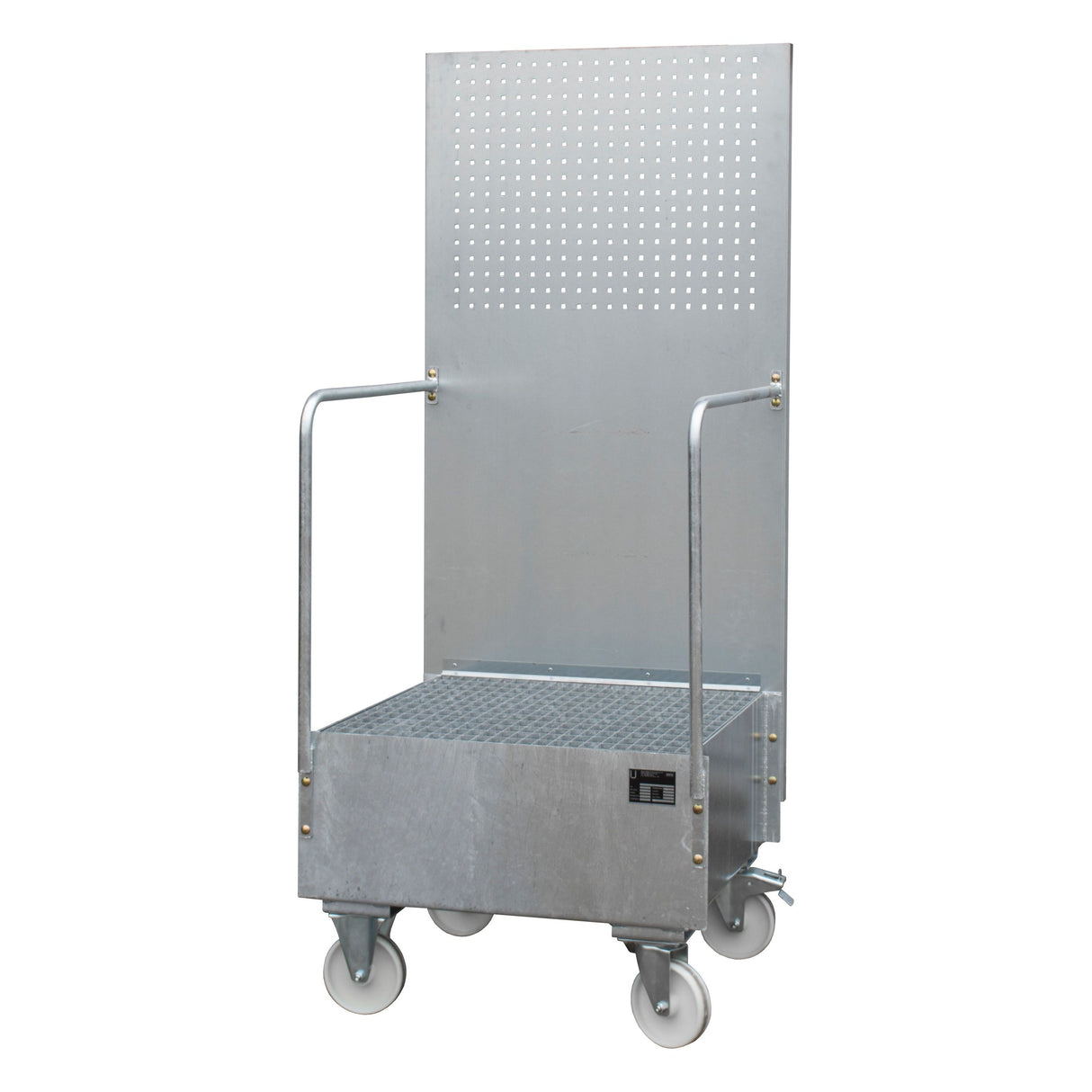 BAUER Südlohn Fahrbare Auffangwanne mit Lochplattenwand Typ LPW 200-1 - Art.-Nr. 4447-58-0000-7