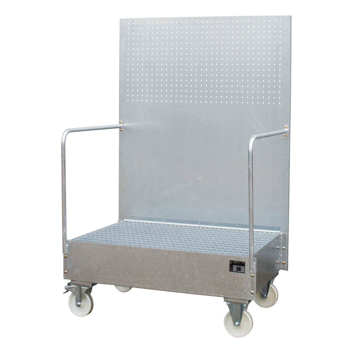 BAUER Südlohn Fahrbare Auffangwanne mit Lochplattenwand Typ LPW 200-2 - Art.-Nr. 4447-59-0000-7