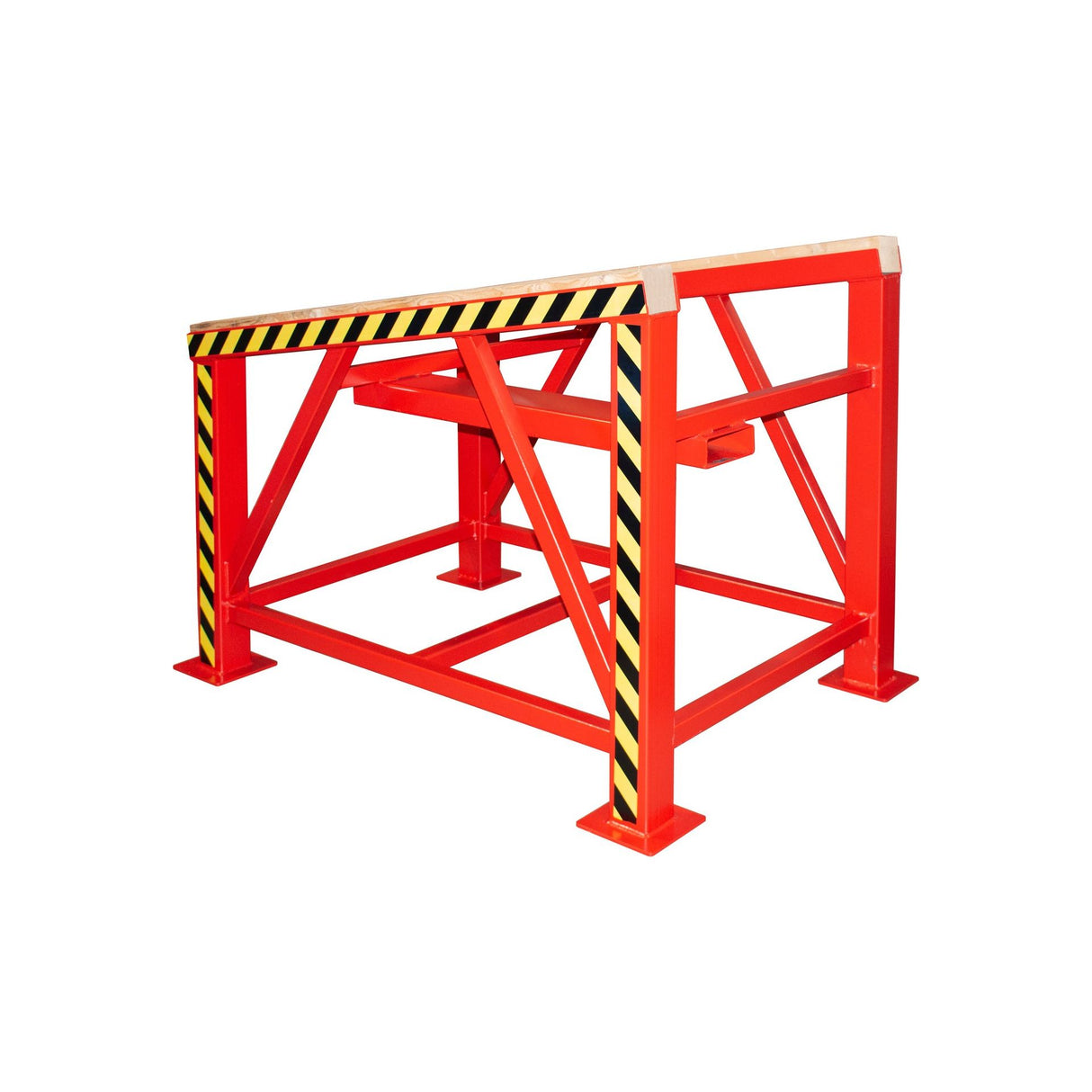 BAUER Südlohn Verladestütze Typ VS RAL 3000 Feuerrot - Art.-Nr. 4448-10-0000-2