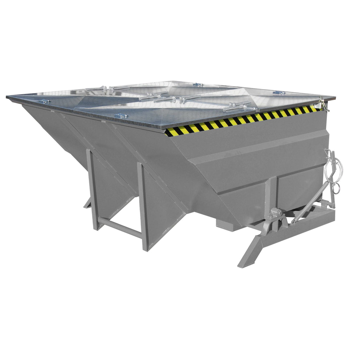 BAUER Südlohn Kippbehälter Typ BKC 300 RAL 7005 Mausgrau - Art.-Nr. 4456-01-0000-5