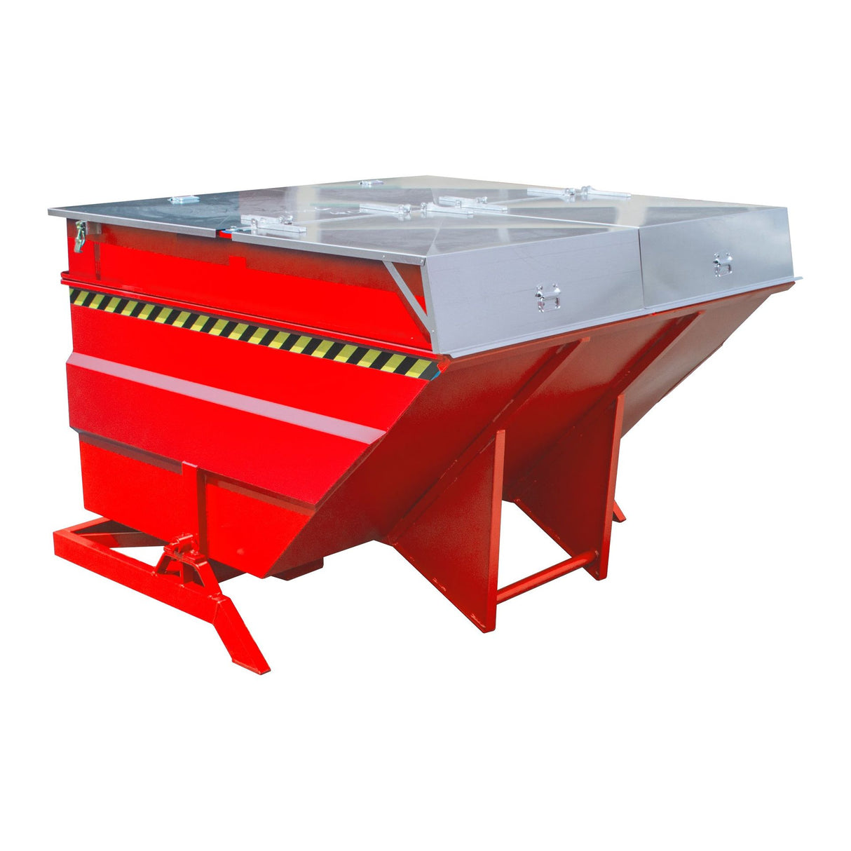 BAUER Südlohn Kippbehälter Typ BKC 400 RAL 3000 Feuerrot - Art.-Nr. 4456-02-0000-2