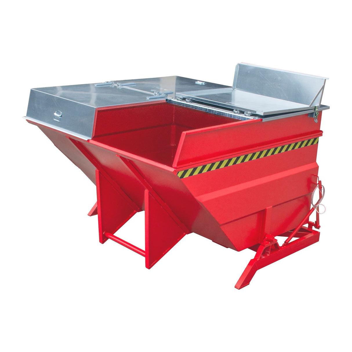 BAUER Südlohn Kippbehälter Typ BKC 400 RAL 3000 Feuerrot - Art.-Nr. 4456-02-0000-2