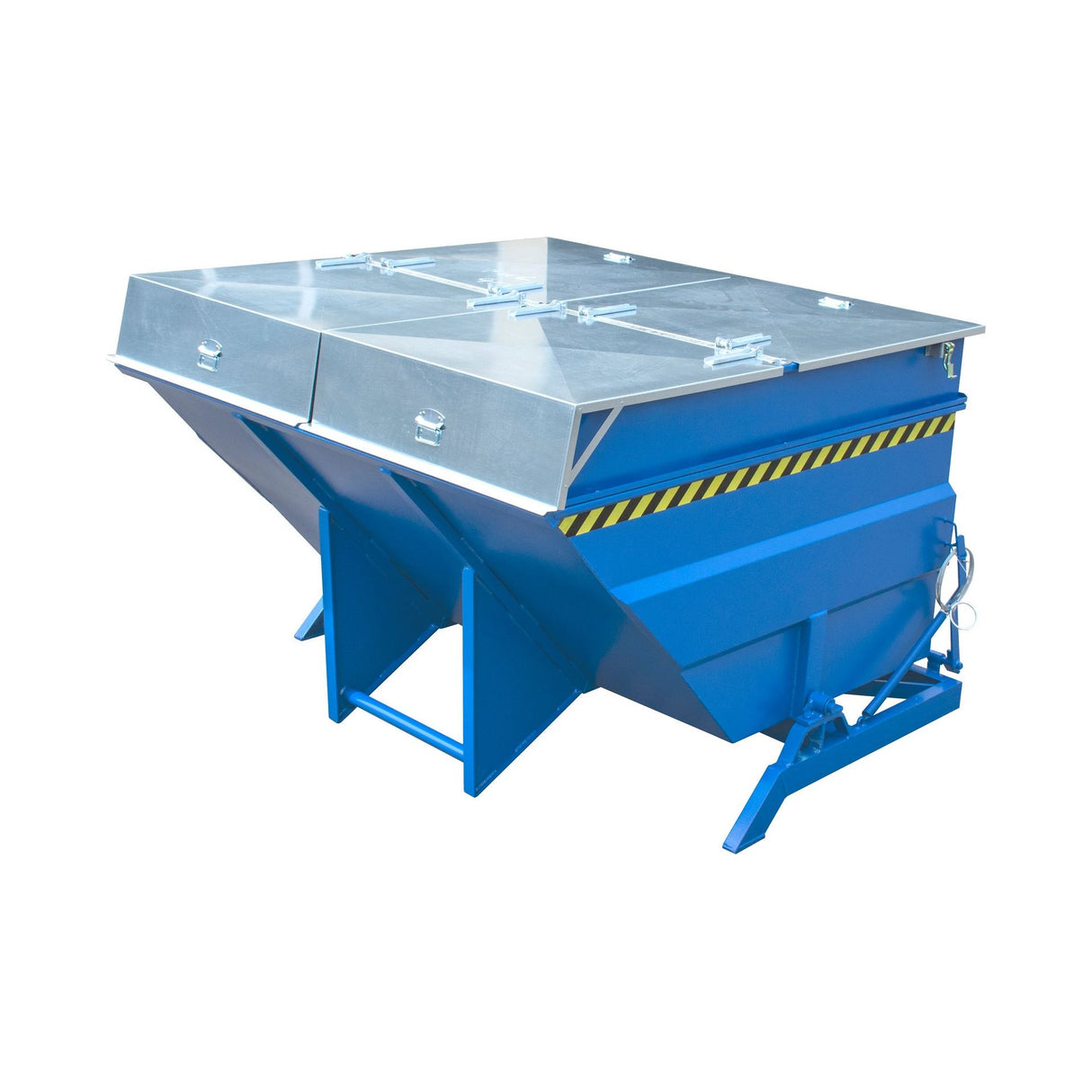 BAUER Südlohn Kippbehälter Typ BKC 400 RAL 5012 Lichtblau - Art.-Nr. 4456-02-0000-3