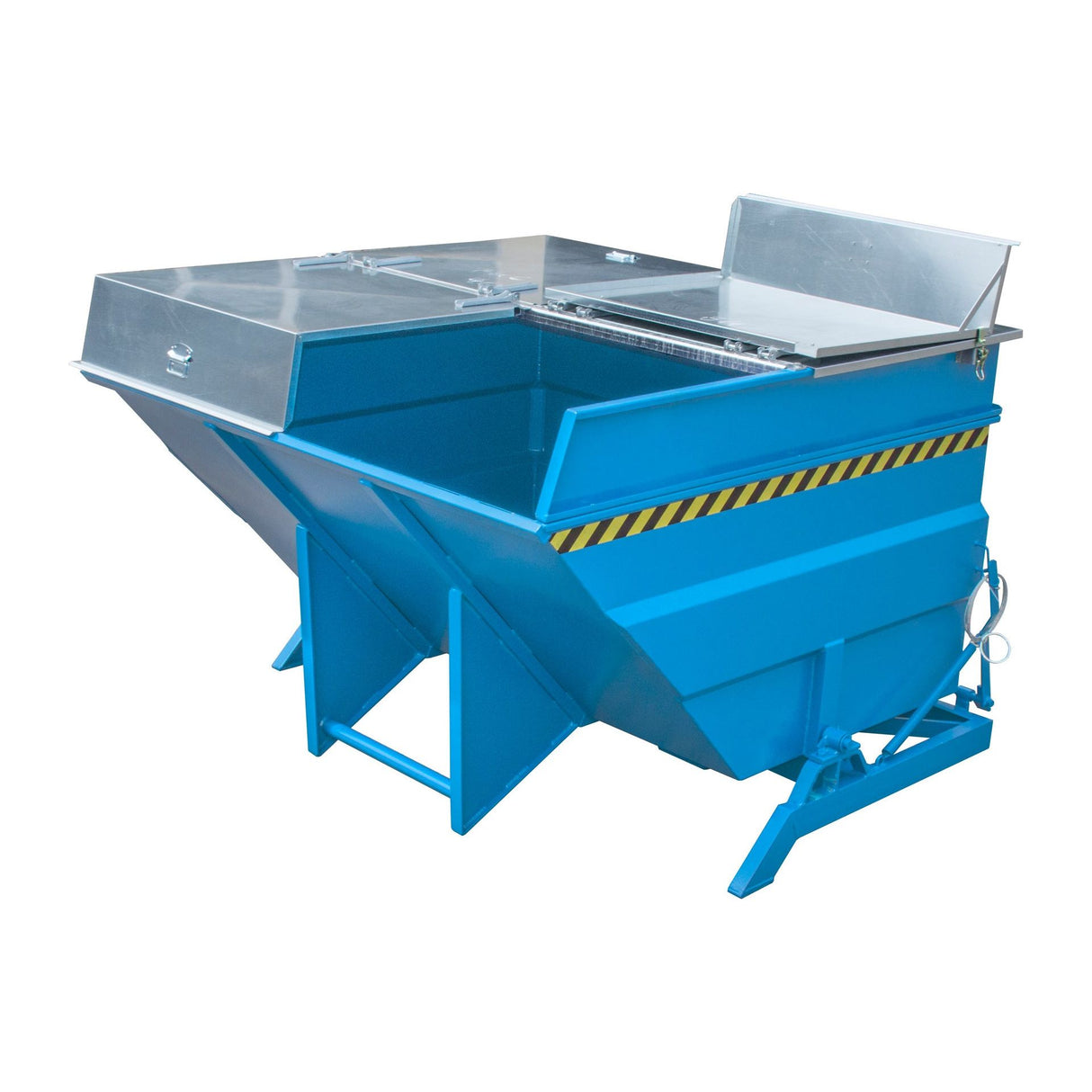 BAUER Südlohn Kippbehälter Typ BKC 400 RAL 5012 Lichtblau - Art.-Nr. 4456-02-0000-3