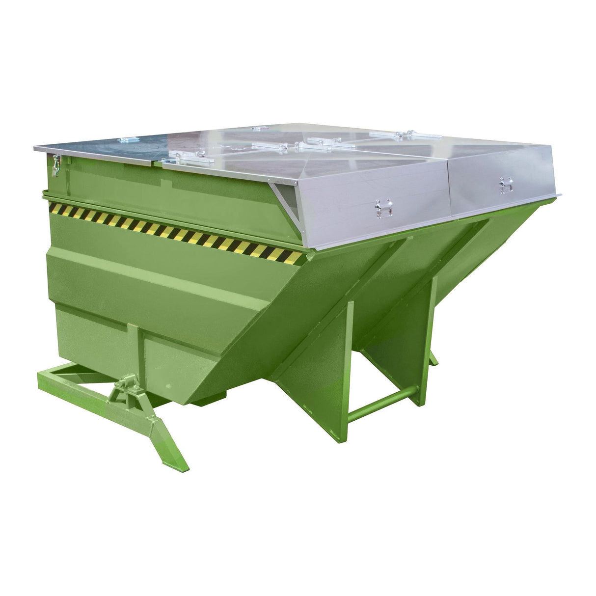 BAUER Südlohn Kippbehälter Typ BKC 400 RAL 6011 Resedagrün - Art.-Nr. 4456-02-0000-4