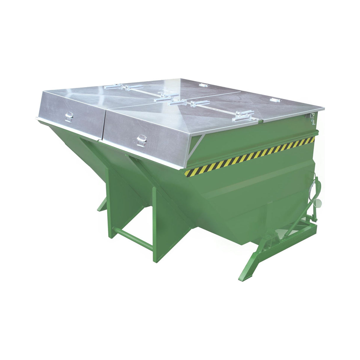 BAUER Südlohn Kippbehälter Typ BKC 400 RAL 6011 Resedagrün - Art.-Nr. 4456-02-0000-4