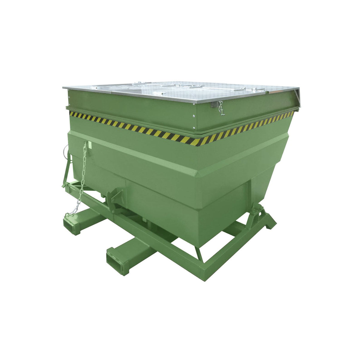 BAUER Südlohn Kippbehälter Typ BKC 400 RAL 6011 Resedagrün - Art.-Nr. 4456-02-0000-4