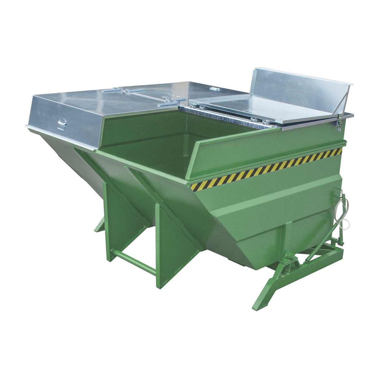 BAUER Südlohn Kippbehälter Typ BKC 400 RAL 6011 Resedagrün - Art.-Nr. 4456-02-0000-4