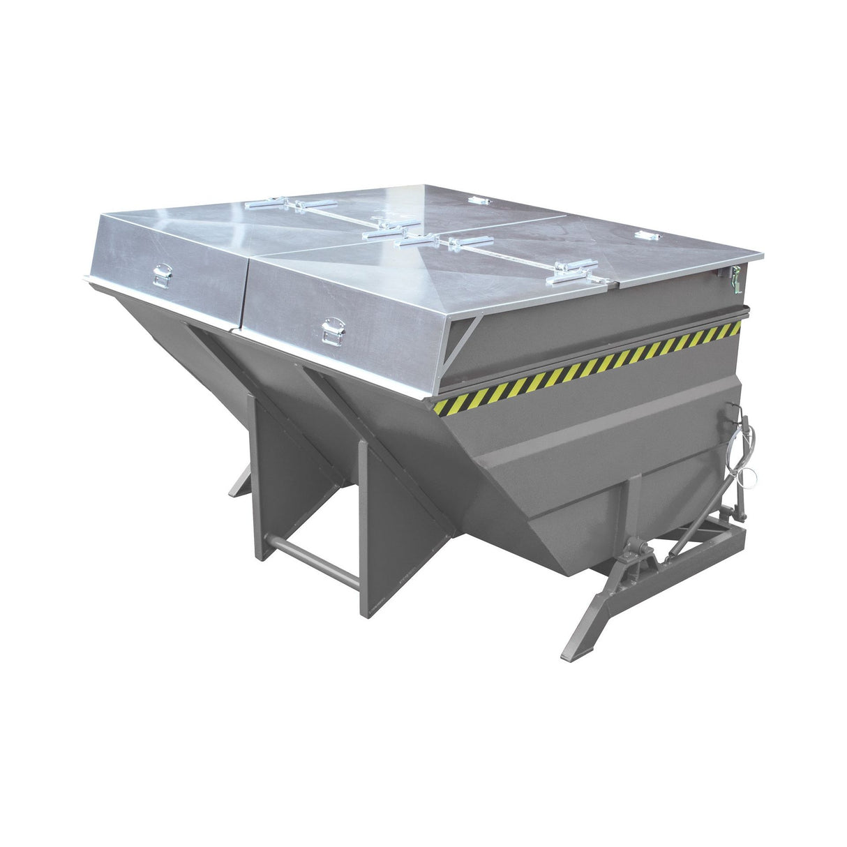 BAUER Südlohn Kippbehälter Typ BKC 400 RAL 7005 Mausgrau - Art.-Nr. 4456-02-0000-5