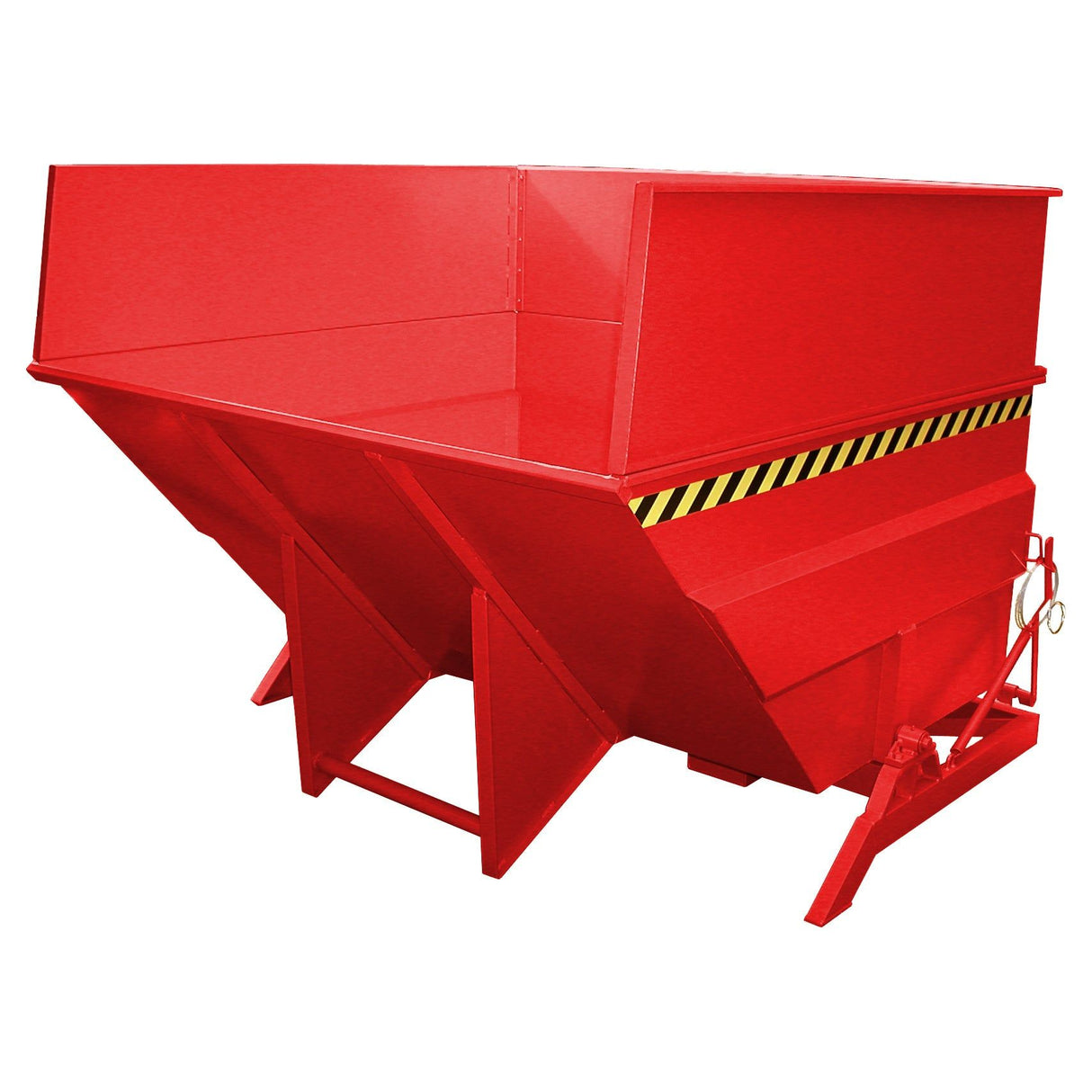 BAUER Südlohn Kippbehälter Typ BKC 500 RAL 3000 Feuerrot - Art.-Nr. 4456-03-0000-2