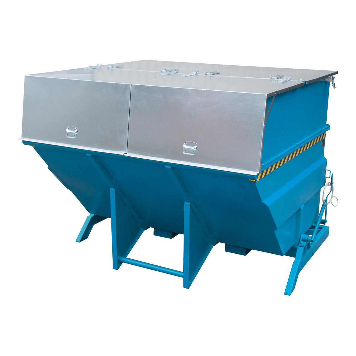 BAUER Südlohn Kippbehälter Typ BKC 500 RAL 5012 Lichtblau - Art.-Nr. 4456-03-0000-3