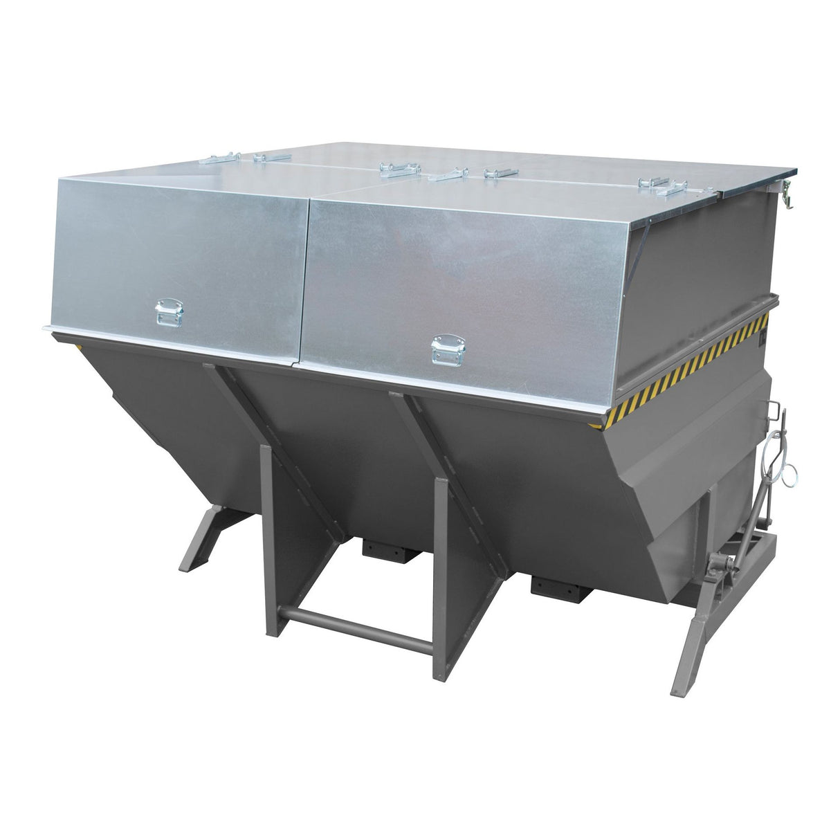 BAUER Südlohn Kippbehälter Typ BKC 500 RAL 7005 Mausgrau - Art.-Nr. 4456-03-0000-5