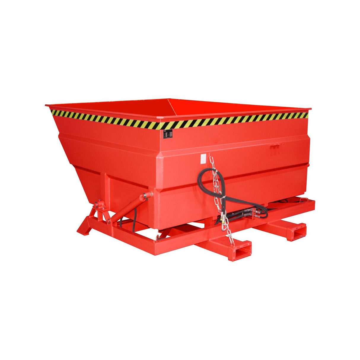 BAUER Südlohn Kippbehälter Typ BKC-H 300 RAL 3000 Feuerrot - Art.-Nr. 4456-04-0000-2