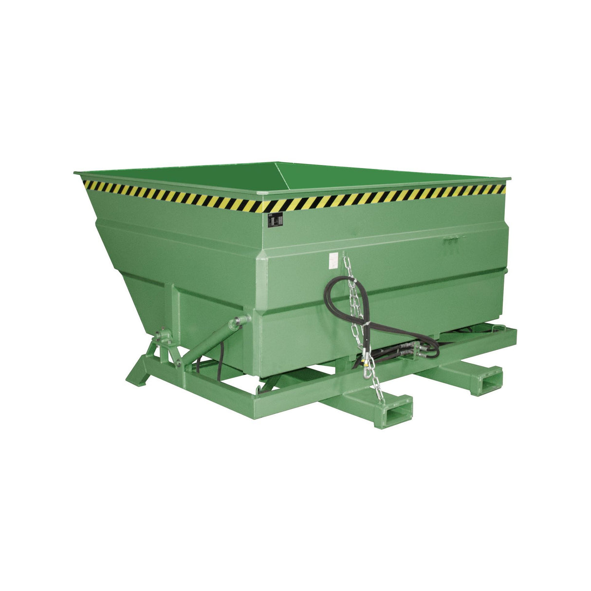 BAUER Südlohn Kippbehälter Typ BKC-H 300 RAL 6011 Resedagrün - Art.-Nr. 4456-04-0000-4