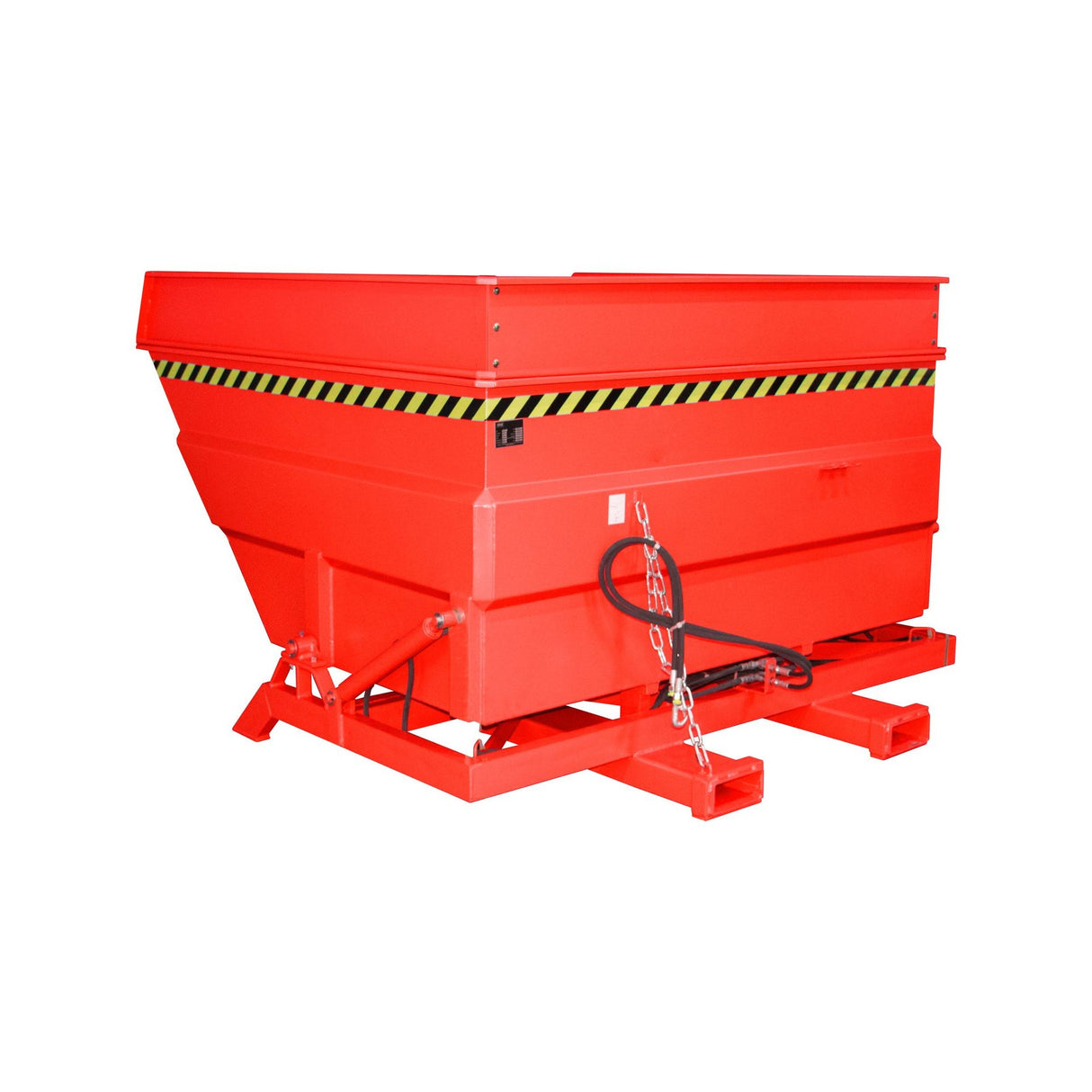 BAUER Südlohn Kippbehälter Typ BKC-H 400 RAL 3000 Feuerrot - Art.-Nr. 4456-05-0000-2