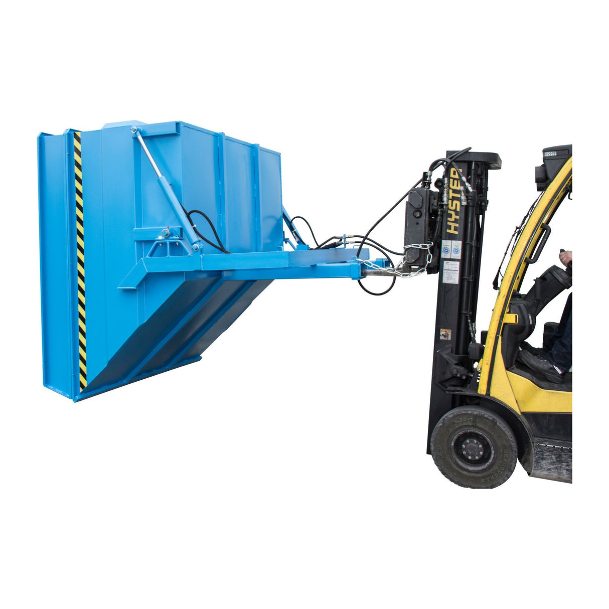 BAUER Südlohn Kippbehälter Typ BKC-H 400 RAL 5012 Lichtblau - Art.-Nr. 4456-05-0000-3