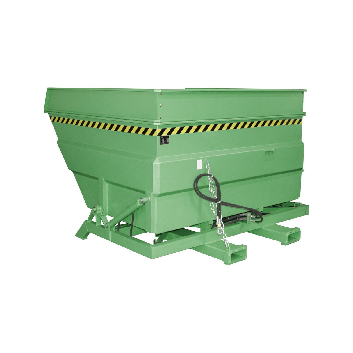 BAUER Südlohn Kippbehälter Typ BKC-H 400 RAL 6011 Resedagrün - Art.-Nr. 4456-05-0000-4