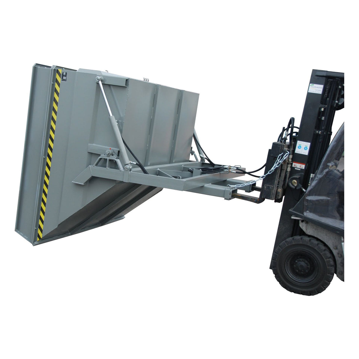 BAUER Südlohn Kippbehälter Typ BKC-H 400 RAL 7005 Mausgrau - Art.-Nr. 4456-05-0000-5