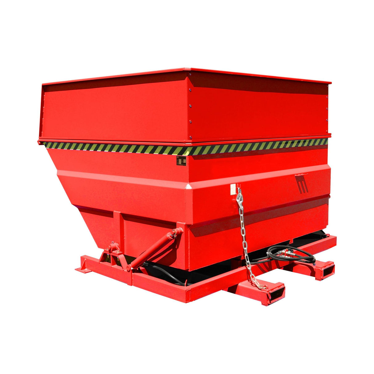 BAUER Südlohn Kippbehälter Typ BKC-H 500 RAL 3000 Feuerrot - Art.-Nr. 4456-06-0000-2