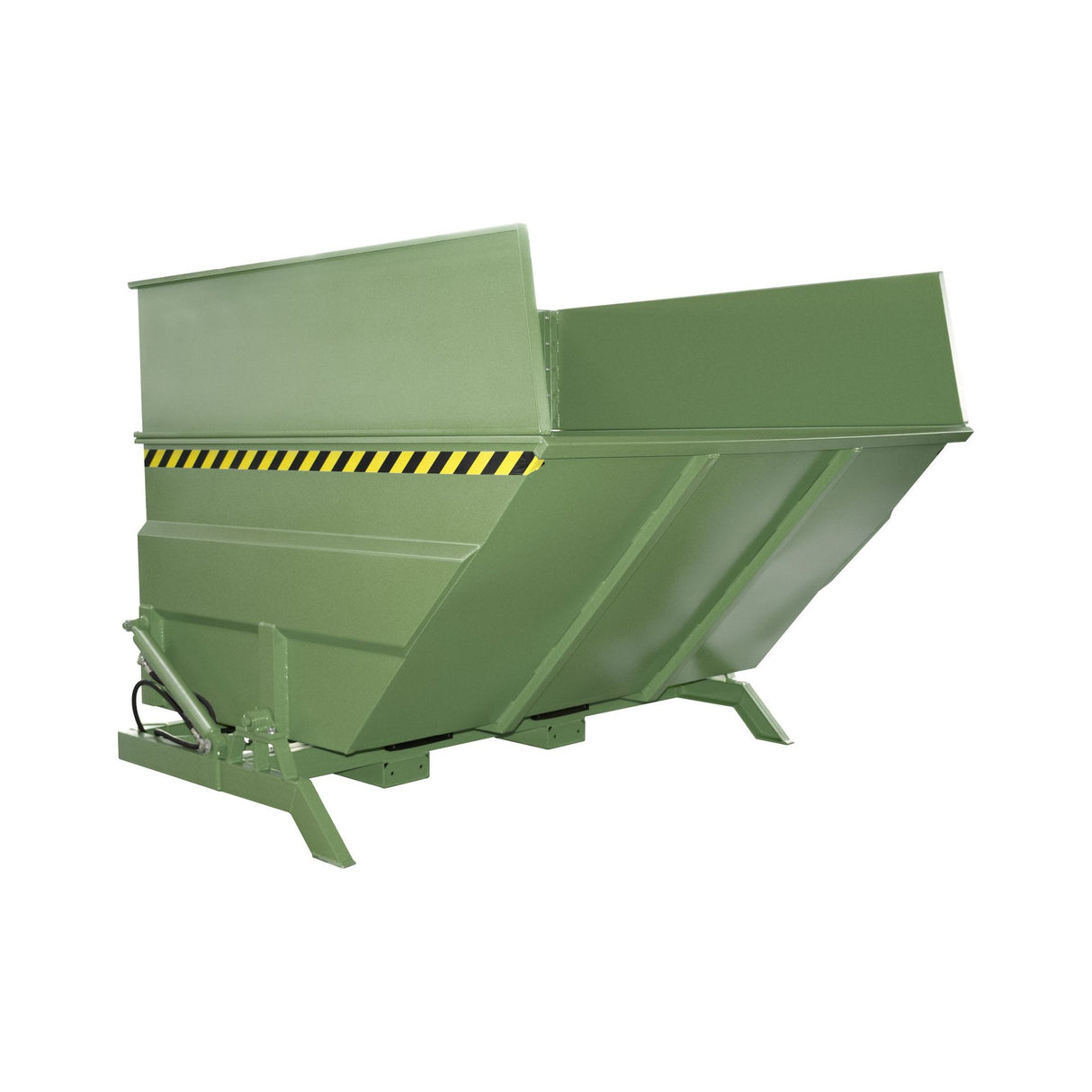 BAUER Südlohn Kippbehälter Typ BKC-H 500 RAL 6011 Resedagrün - Art.-Nr. 4456-06-0000-4