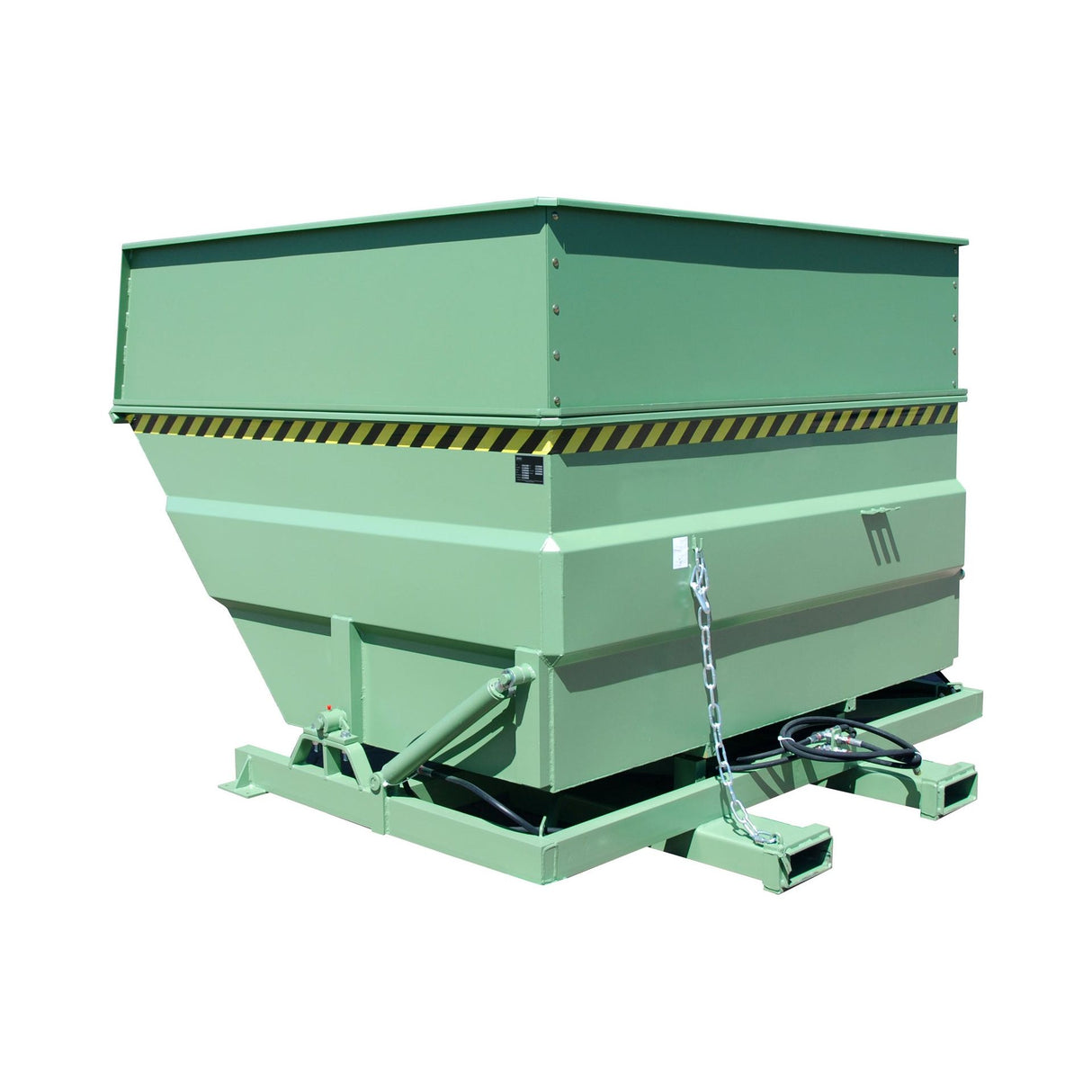 BAUER Südlohn Kippbehälter Typ BKC-H 500 RAL 6011 Resedagrün - Art.-Nr. 4456-06-0000-4