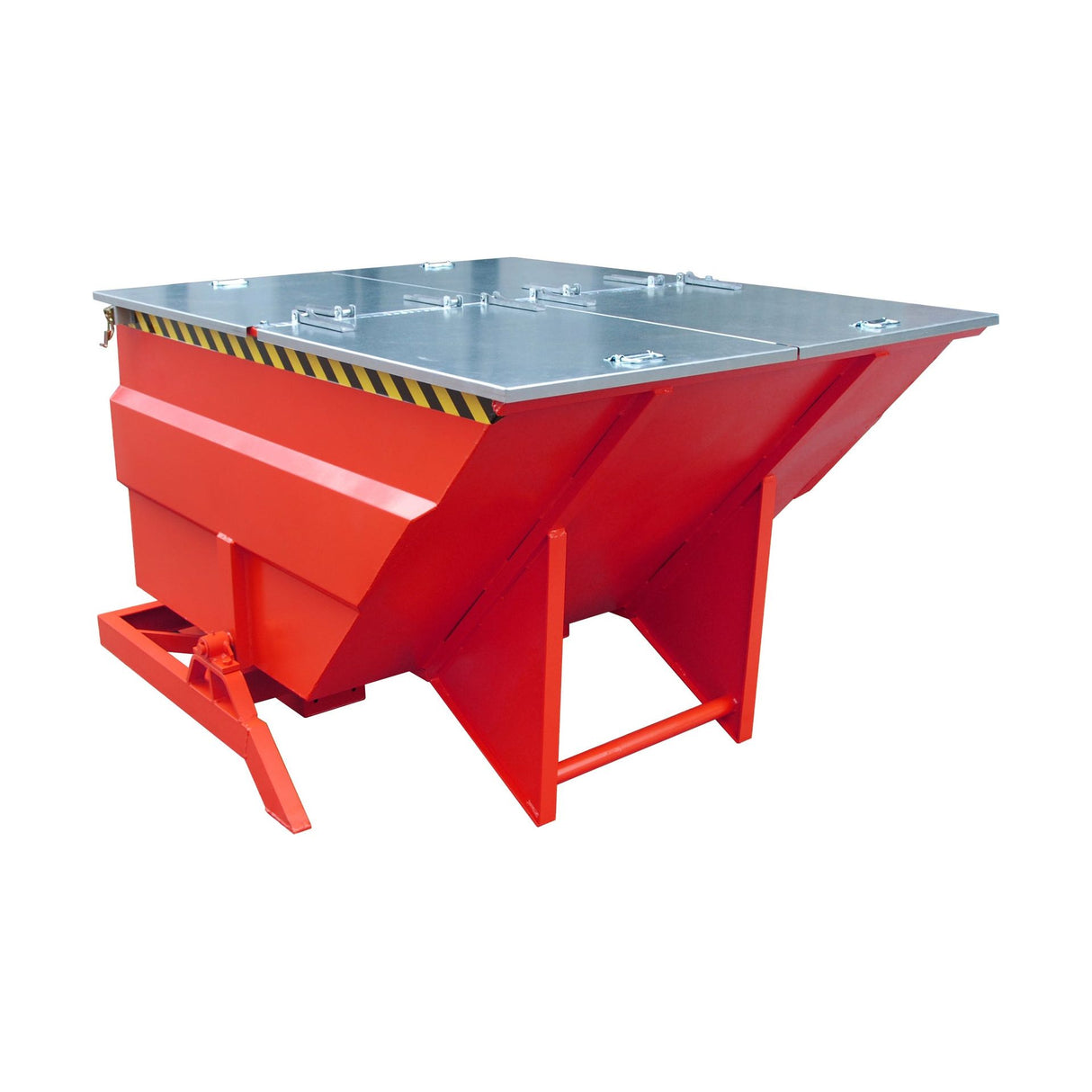 BAUER Südlohn Kippbehälter Typ BKC 200 RAL 3000 Feuerrot - Art.-Nr. 4456-14-0000-2