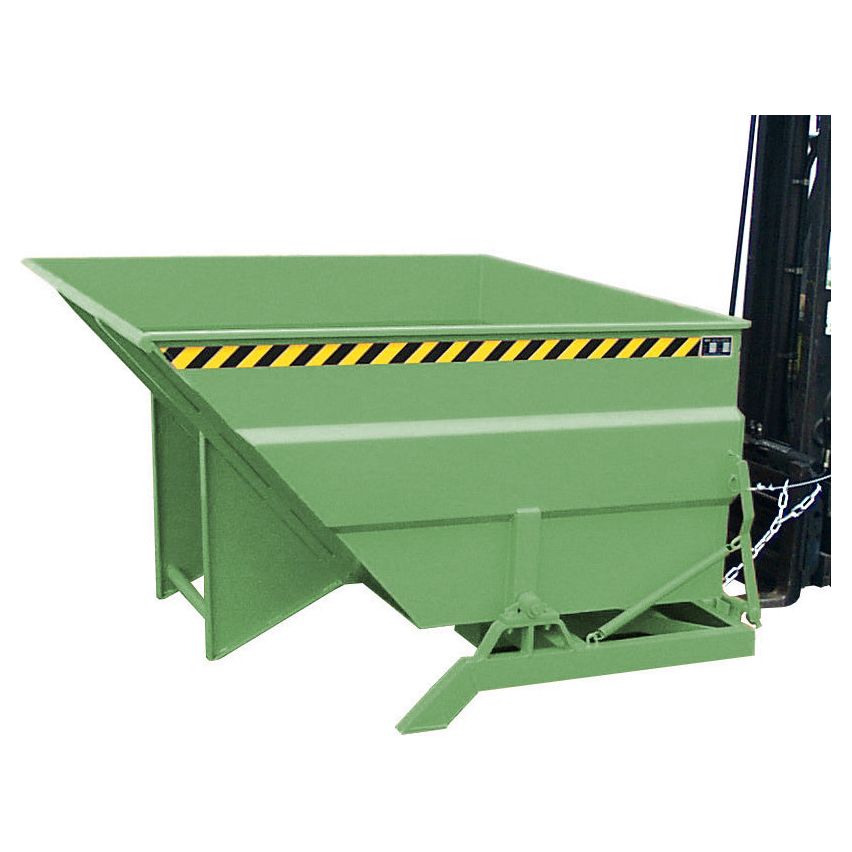 BAUER Südlohn Kippbehälter Typ BKC 200 RAL 6011 Resedagrün - Art.-Nr. 4456-14-0000-4