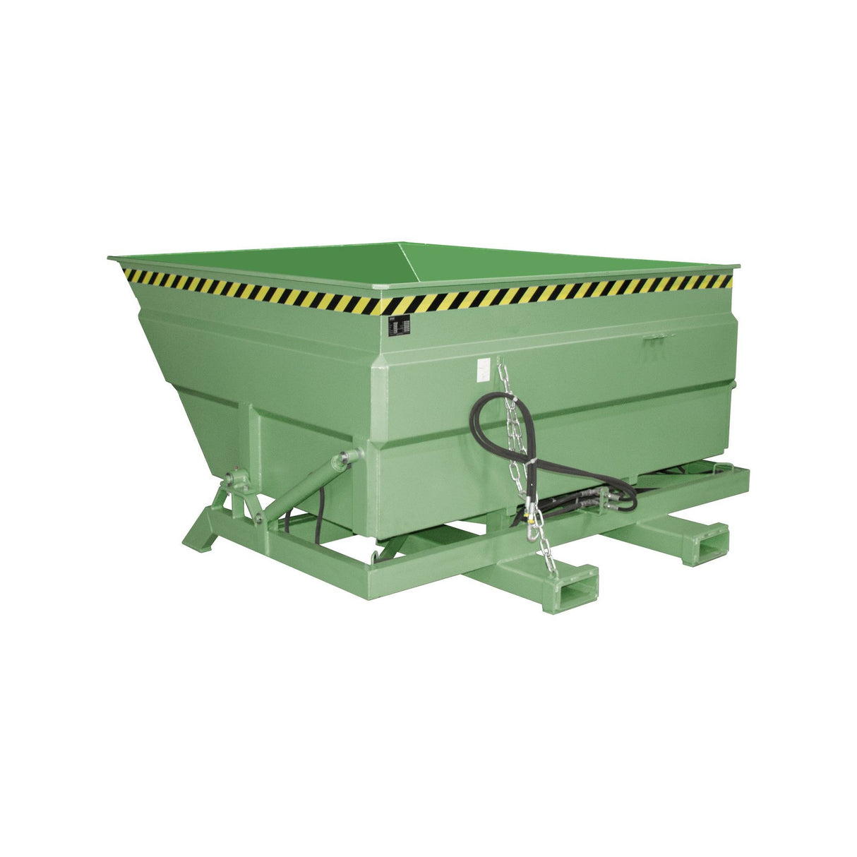 BAUER Südlohn Kippbehälter Typ BKC-H 200 RAL 6011 Resedagrün - Art.-Nr. 4456-16-0000-4