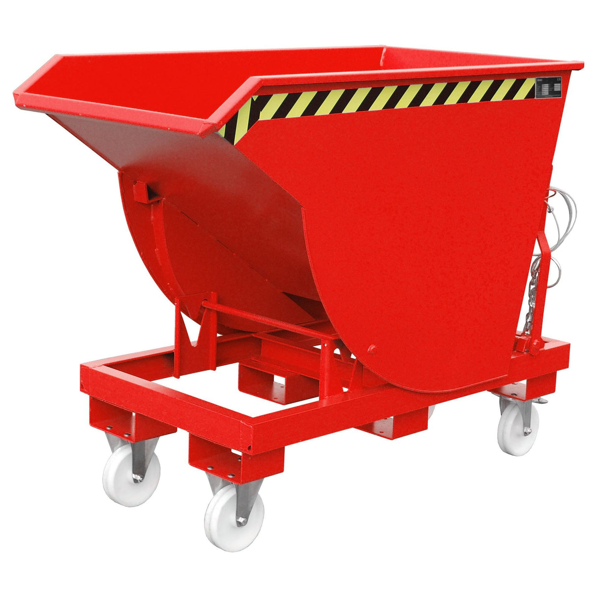 BAUER Südlohn Kippbehälter Typ BKM 50 RAL 3000 Feuerrot - Art.-Nr. 4460-02-0000-2