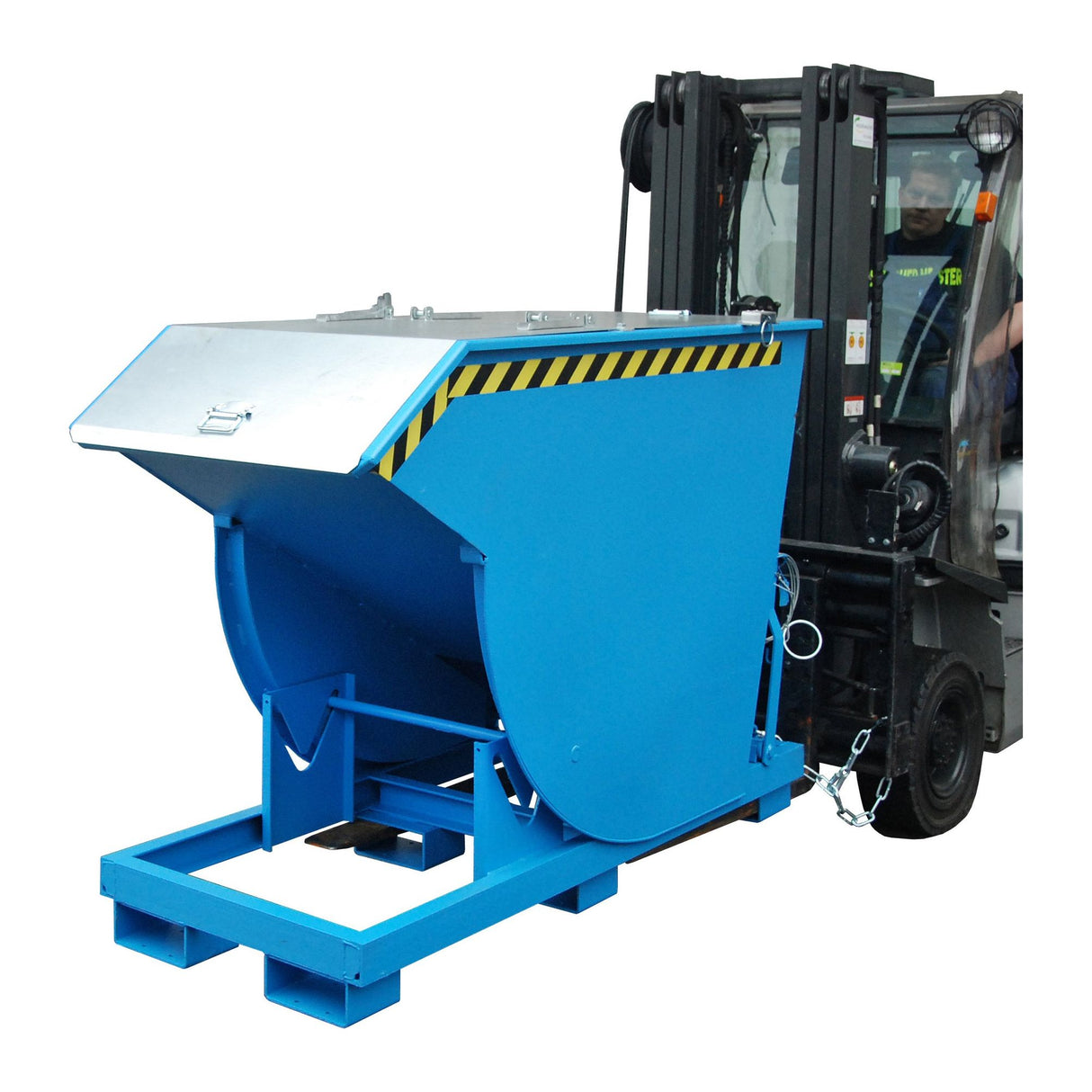 BAUER Südlohn Kippbehälter Typ BKM 75 RAL 5012 Lichtblau - Art.-Nr. 4460-03-0000-3