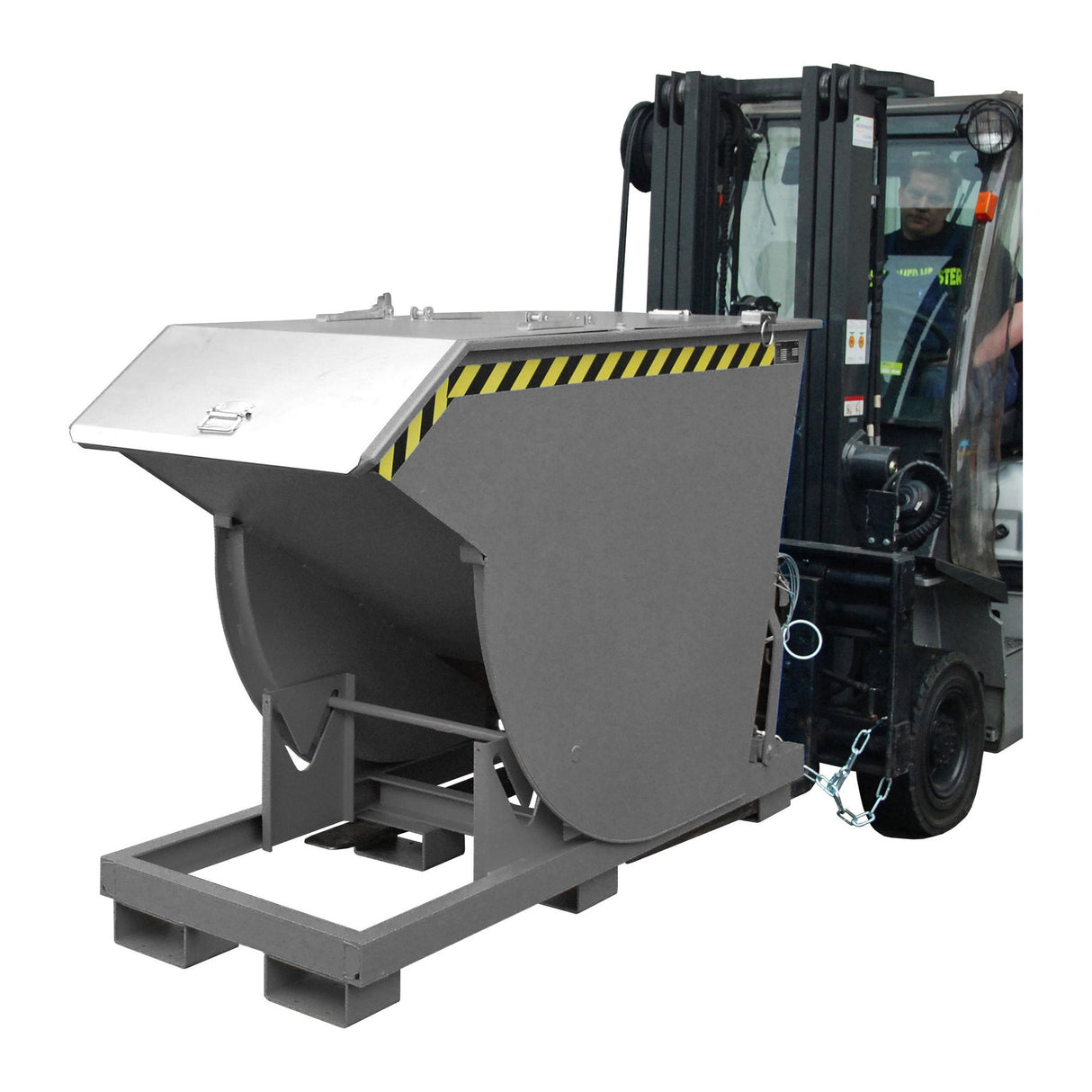 BAUER Südlohn Kippbehälter Typ BKM 75 RAL 7005 Mausgrau - Art.-Nr. 4460-03-0000-5