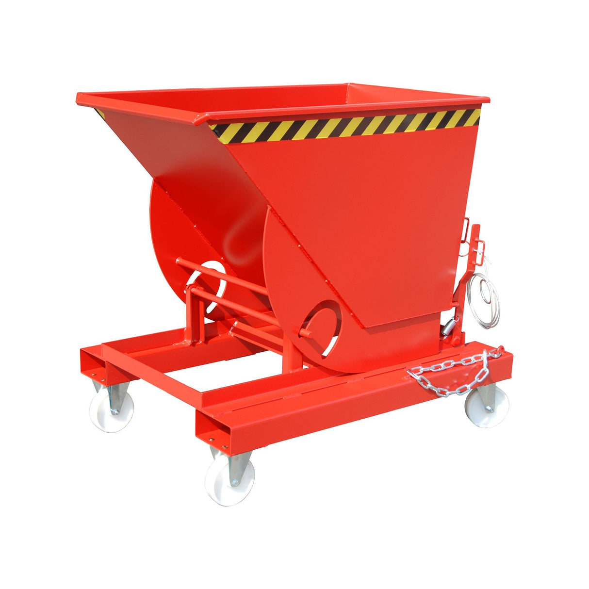 BAUER Südlohn Kippbehälter Typ AK 50 RAL 3000 Feuerrot - Art.-Nr. 4462-01-0000-2