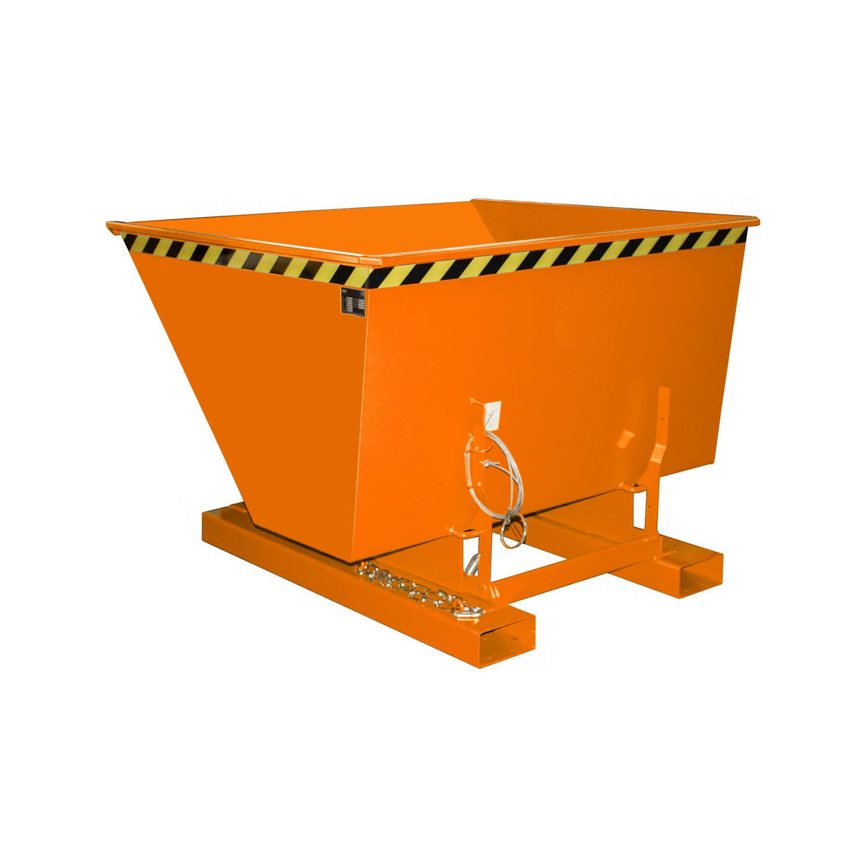 BAUER Südlohn Kippbehälter Typ AK 100 RAL 2000 Gelborange - Art.-Nr. 4462-03-0000-1