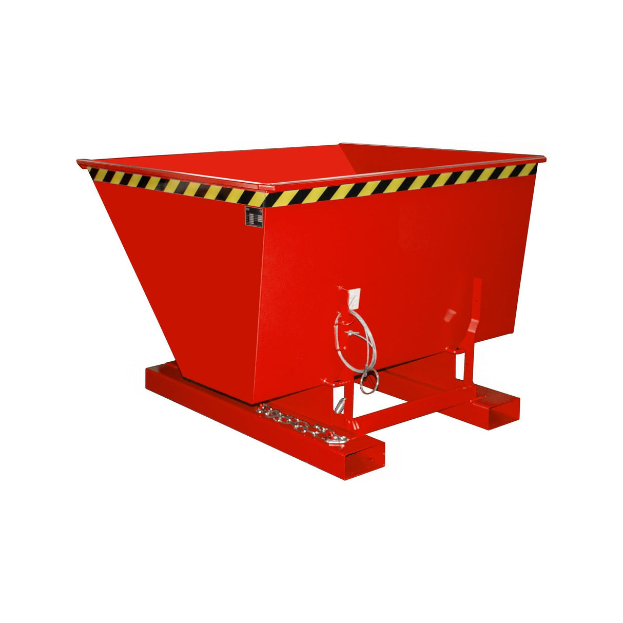 BAUER Südlohn Kippbehälter Typ AK 100 RAL 3000 Feuerrot - Art.-Nr. 4462-03-0000-2