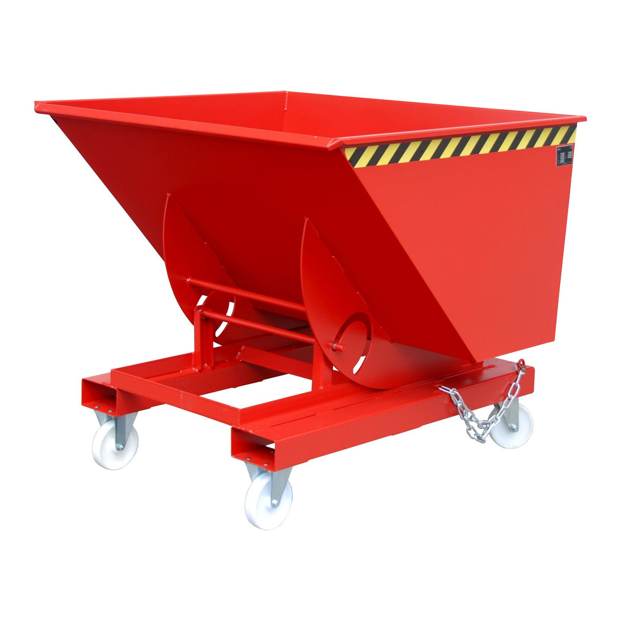 BAUER Südlohn Kippbehälter Typ AK 100 RAL 3000 Feuerrot - Art.-Nr. 4462-03-0000-2