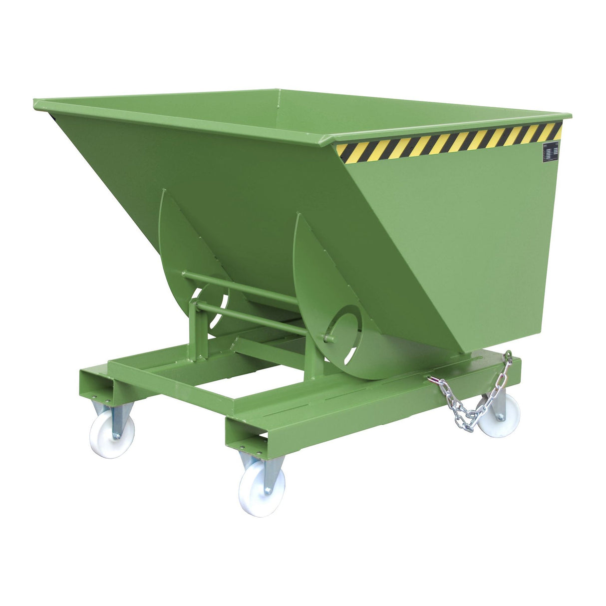 BAUER Südlohn Kippbehälter Typ AK 100 RAL 6011 Resedagrün - Art.-Nr. 4462-03-0000-4
