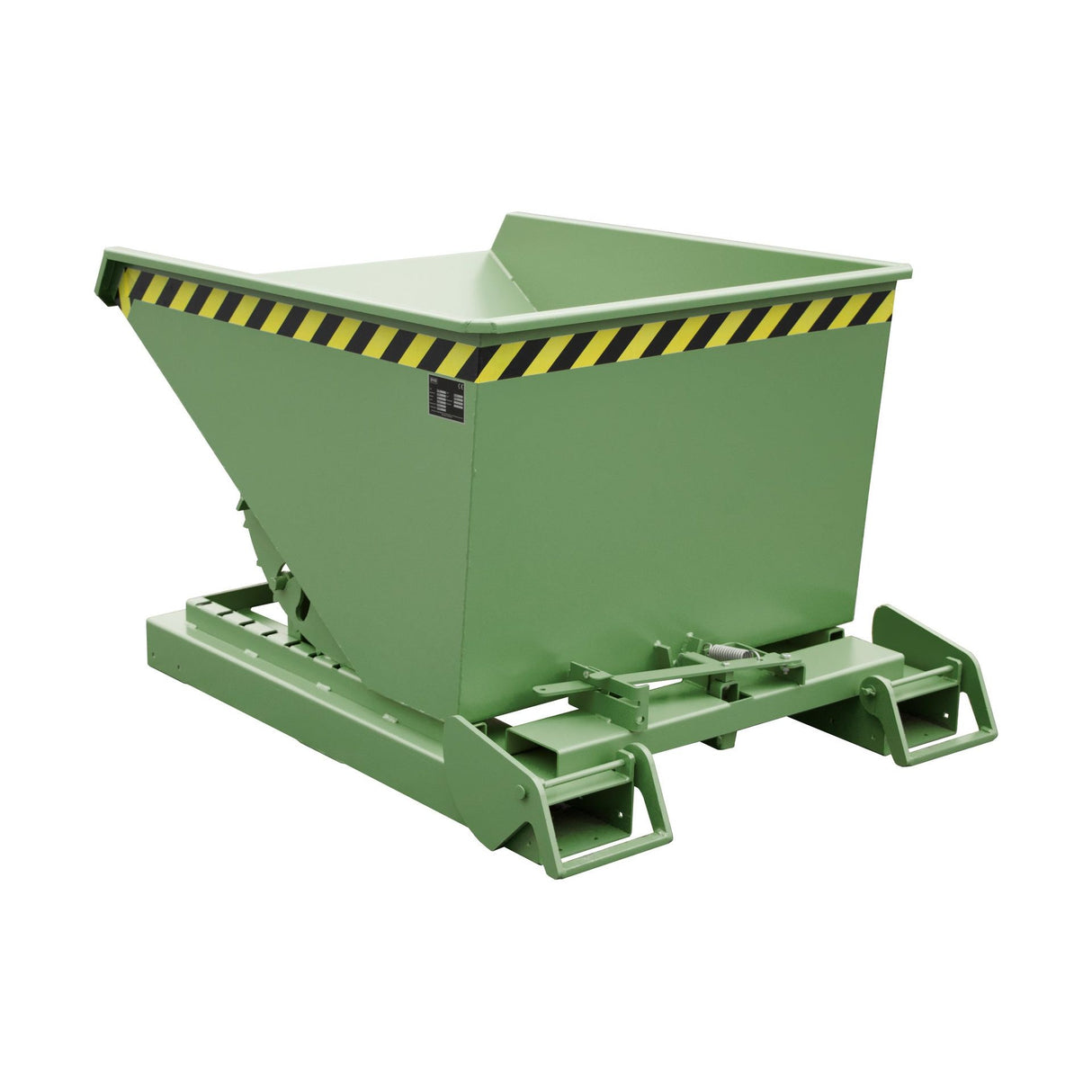 BAUER Südlohn Automatischer Kippbehälter Kippbehälter Typ 4A 600 RAL 6011 Resedagrün - Art.-Nr. 4462-42-0000-4