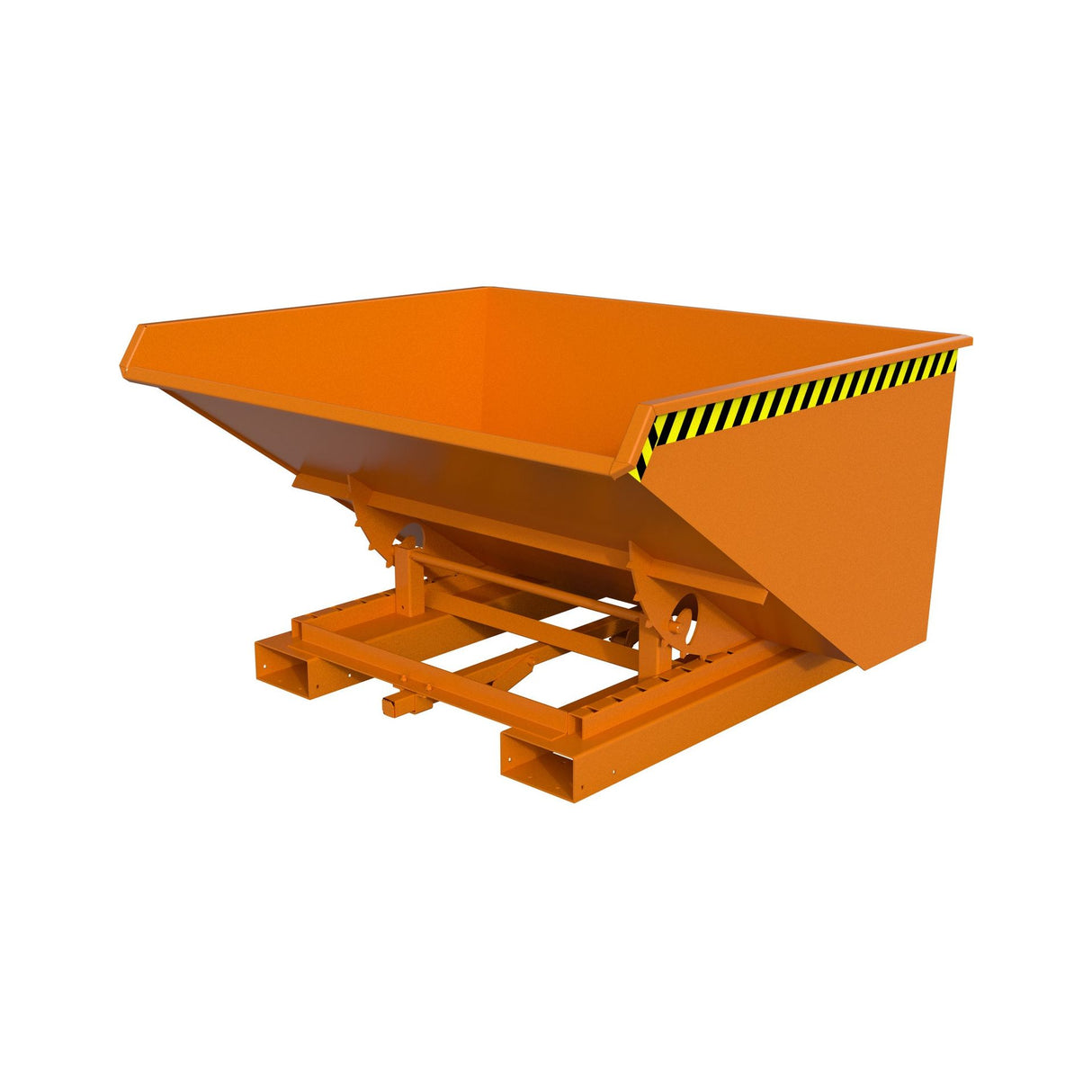 BAUER Südlohn Automatischer Kippbehälter Kippbehälter Typ 4A 900 RAL 2000 Gelborange - Art.-Nr. 4462-43-0000-1