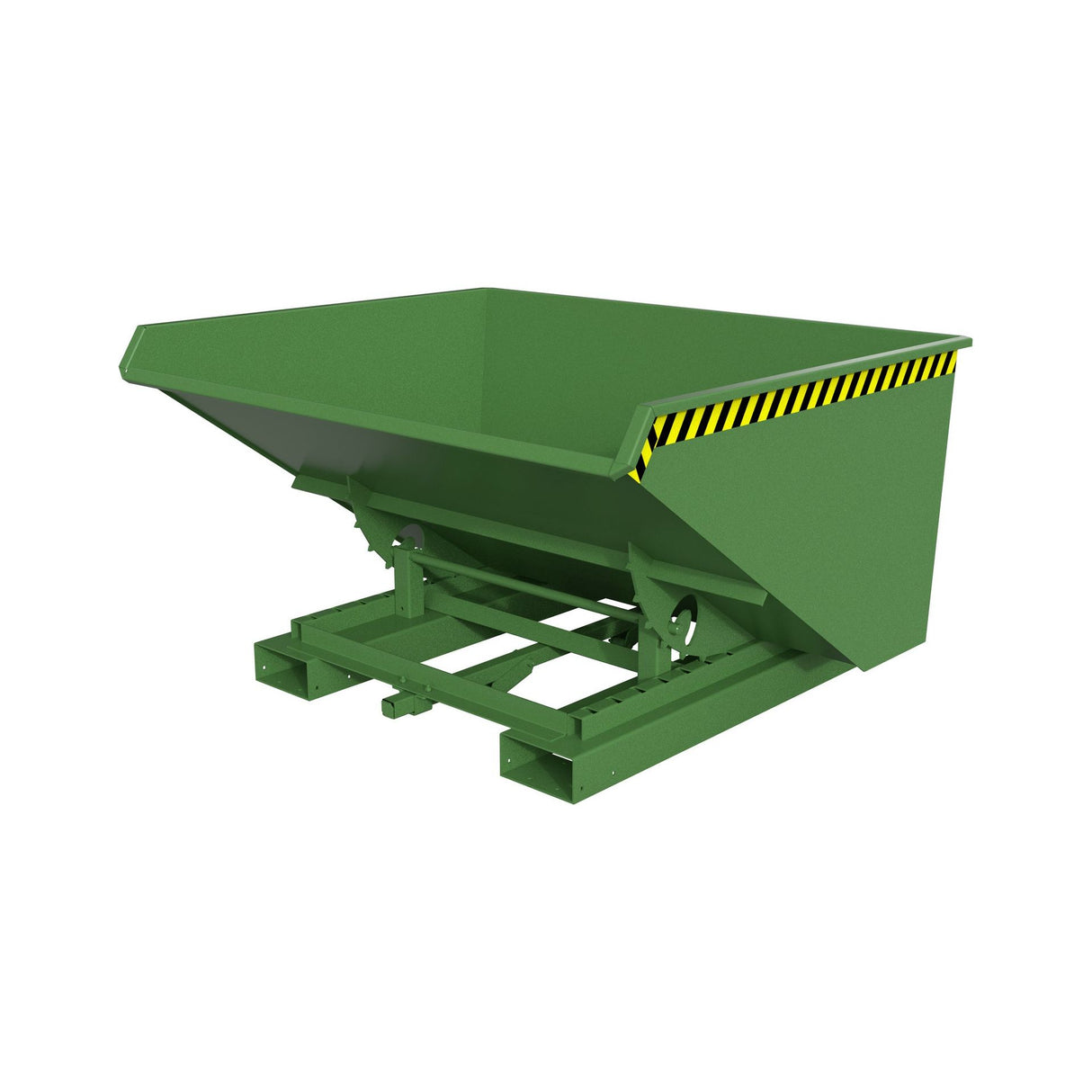 BAUER Südlohn Automatischer Kippbehälter Kippbehälter Typ 4A 900 RAL 6011 Resedagrün - Art.-Nr. 4462-43-0000-4