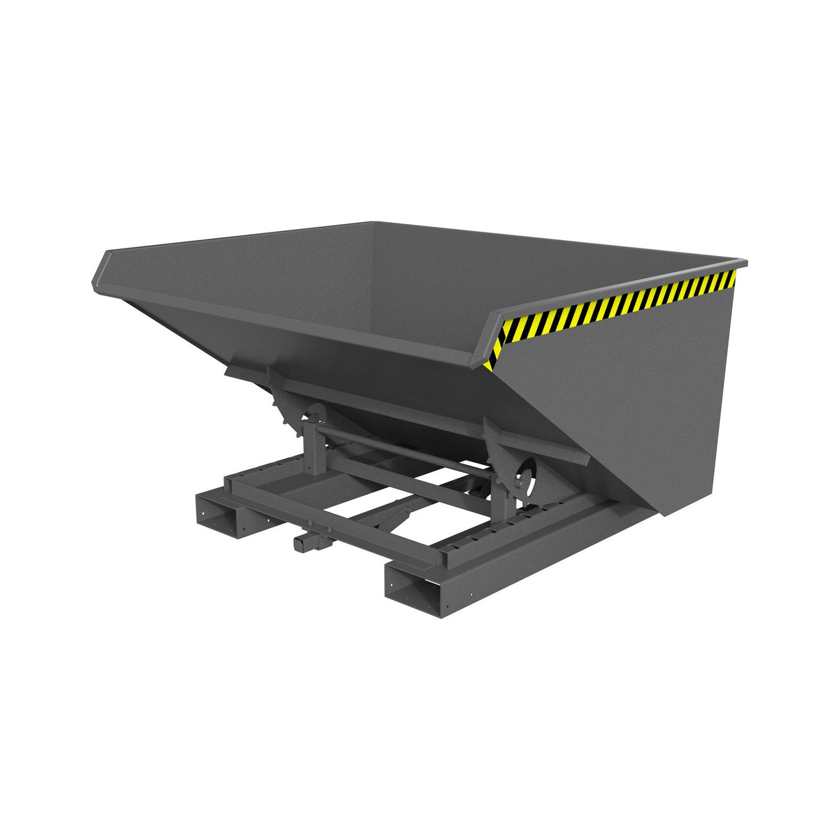 BAUER Südlohn Automatischer Kippbehälter Kippbehälter Typ 4A 900 RAL 7005 Mausgrau - Art.-Nr. 4462-43-0000-5