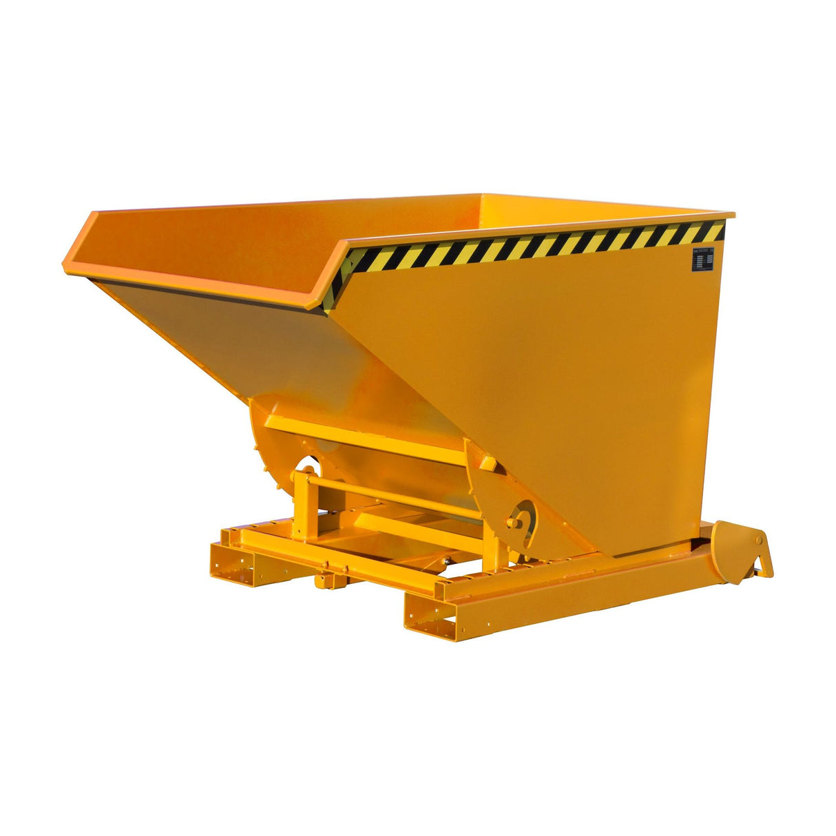 BAUER Südlohn Automatischer Kippbehälter Kippbehälter Typ 4A 1200 RAL 2000 Gelborange - Art.-Nr. 4462-44-0000-1