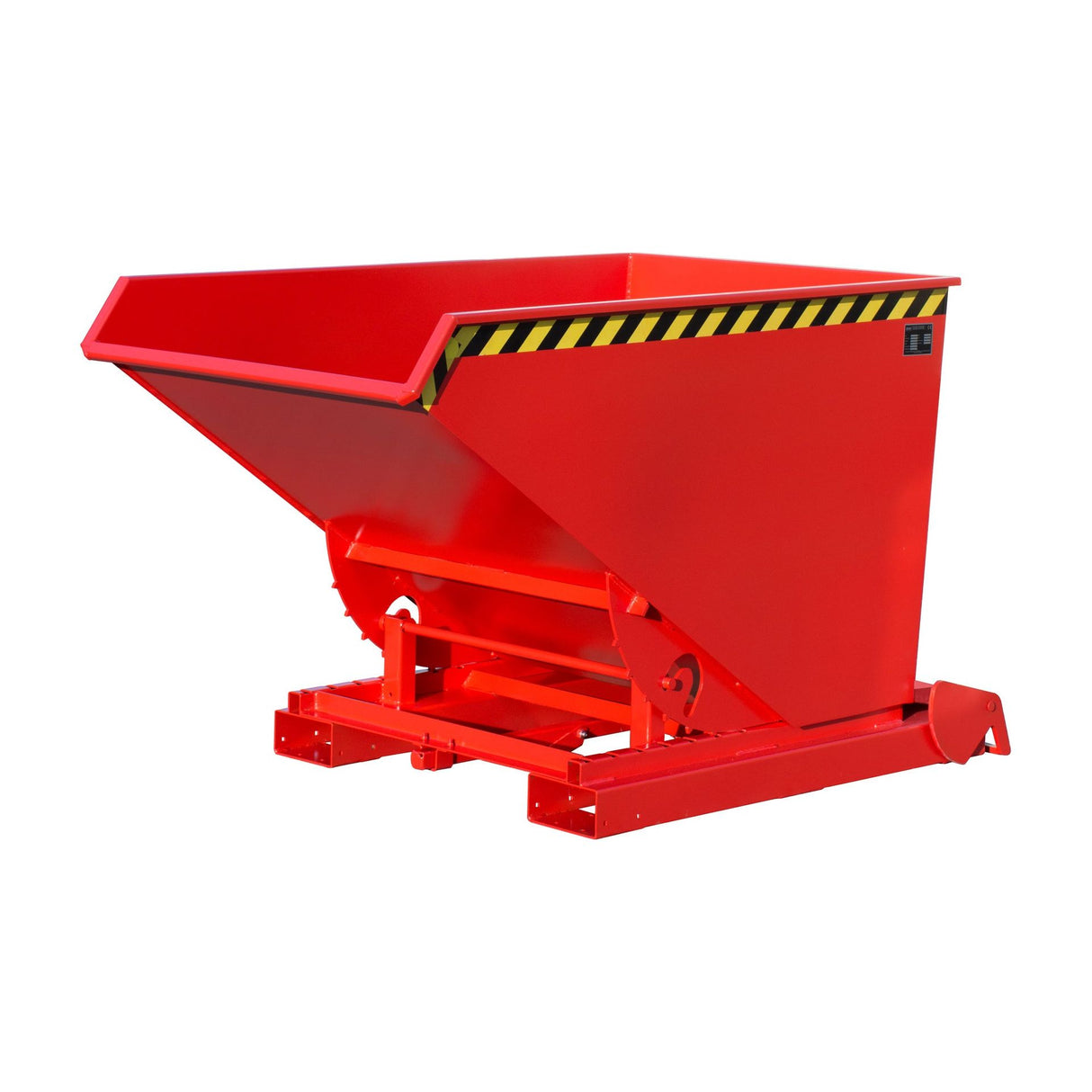 BAUER Südlohn Automatischer Kippbehälter Kippbehälter Typ 4A 1200 RAL 3000 Feuerrot - Art.-Nr. 4462-44-0000-2