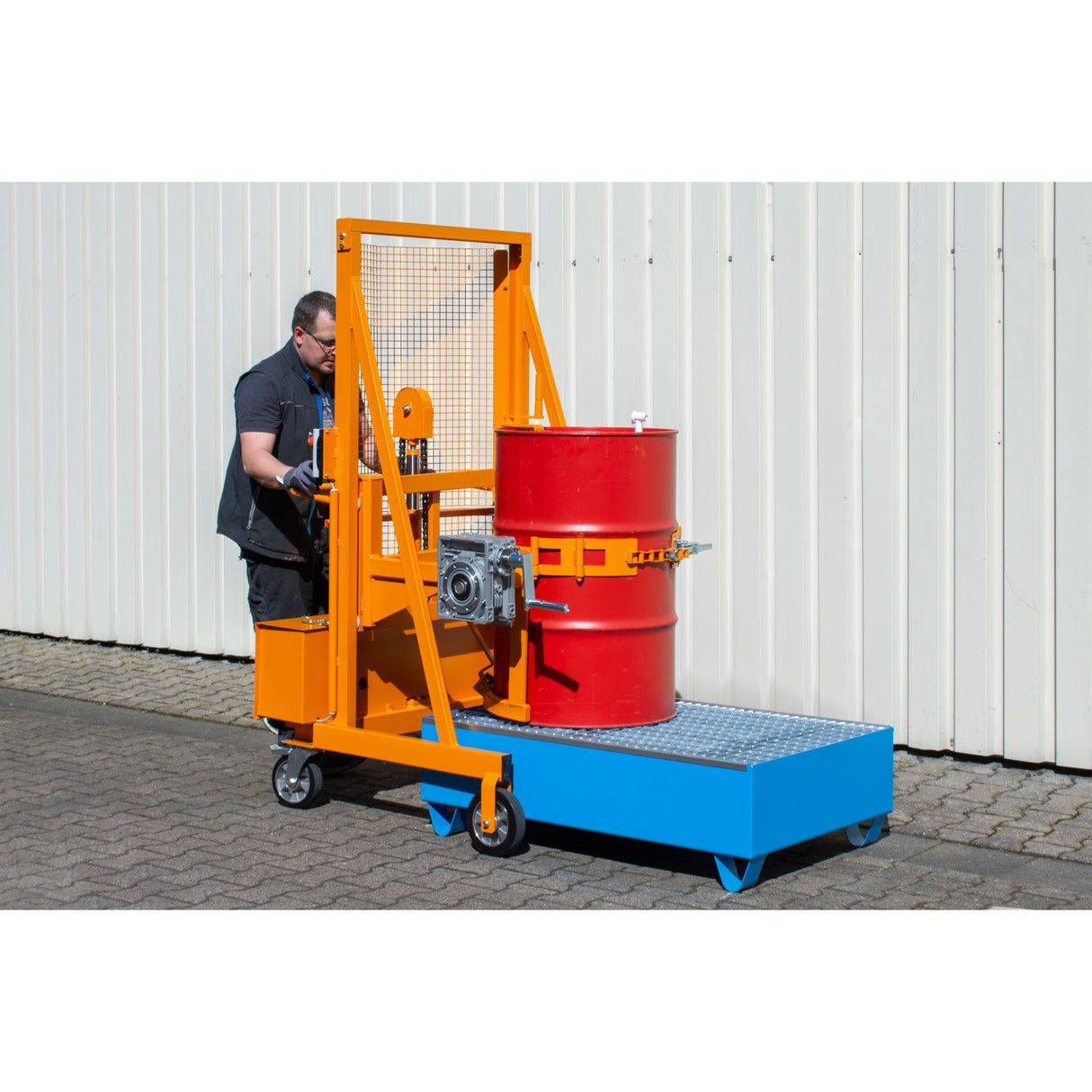 BAUER Südlohn Liftomat Typ L/E 1300 RAL 2000 Gelborange - Art.-Nr. 4466-01-0000-1