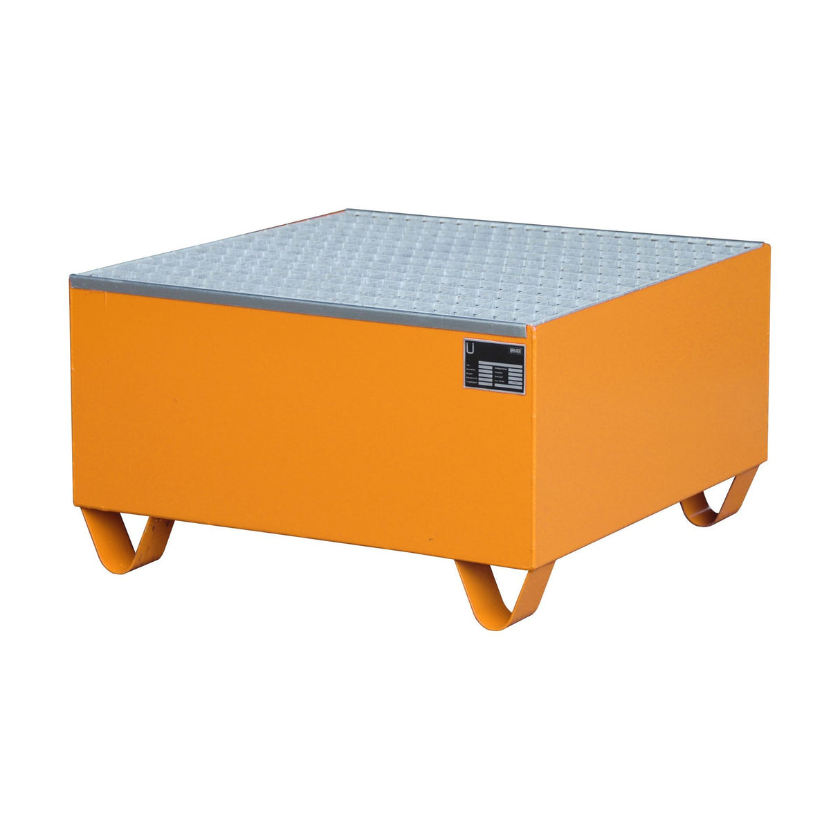 BAUER Südlohn Auffangwanne 2000 Typ 2002 / 2003 RAL 2000 Gelborange - Art.-Nr. 4471-01-0000-1