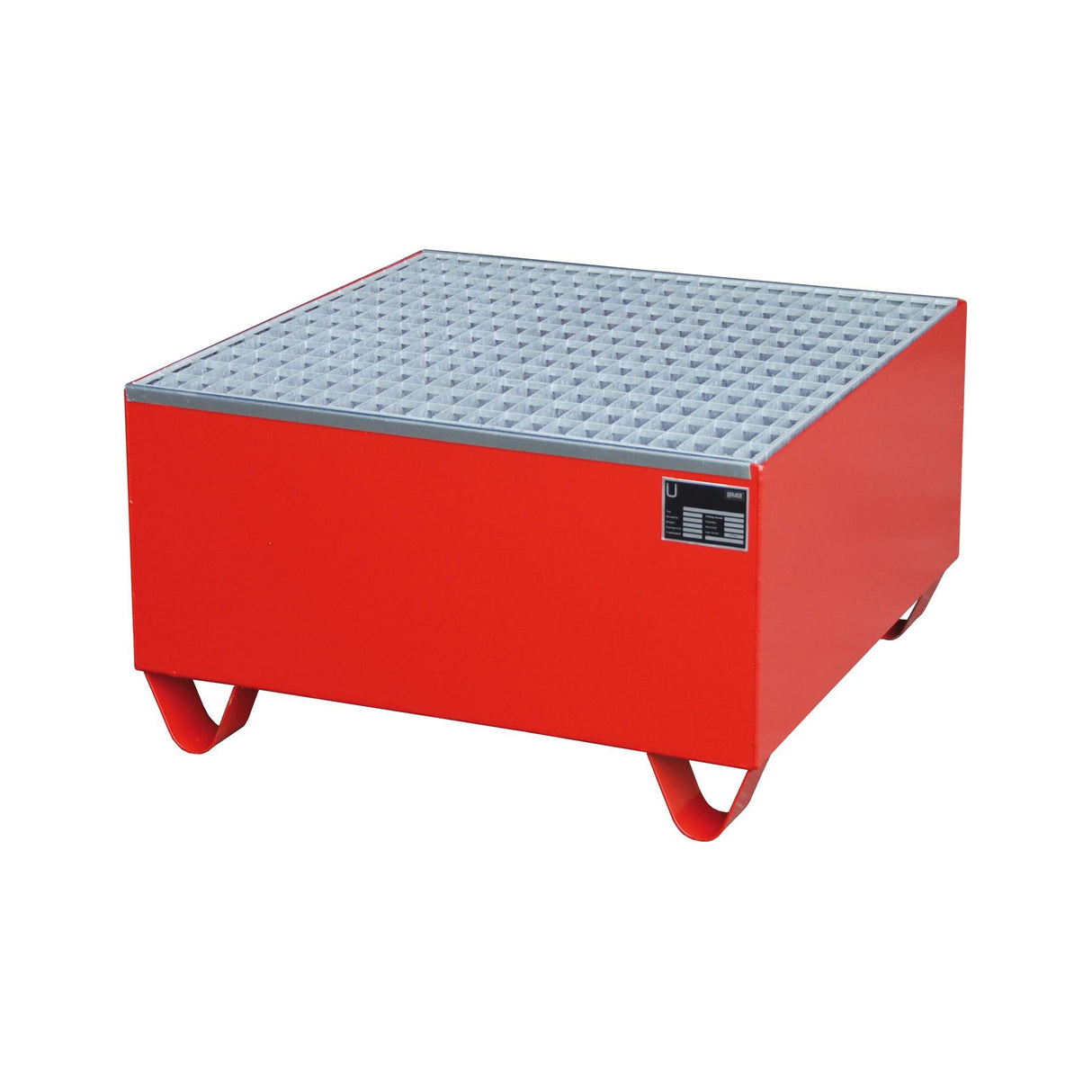 BAUER Südlohn Auffangwanne 2000 Typ 2002 / 2003 RAL 3000 Feuerrot - Art.-Nr. 4471-01-0000-2