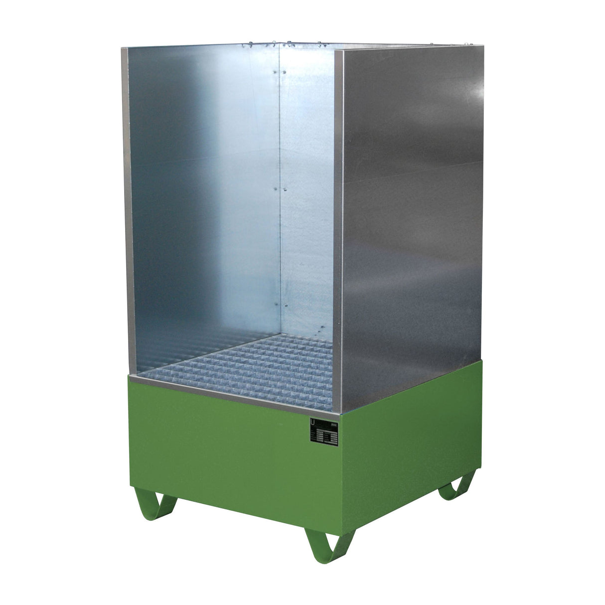 BAUER Südlohn Auffangwanne 2000 Typ 2002/SW / 2003/SW RAL 6011 Resedagrün - Art.-Nr. 4471-01-2000-4